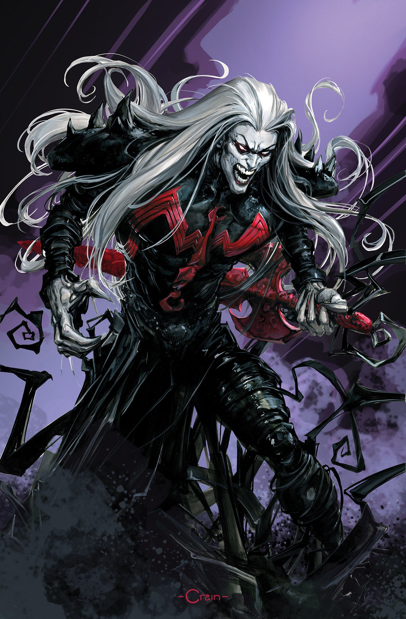 Knull #1 Clayton Crain Full Art 1:50 Ratio Variant