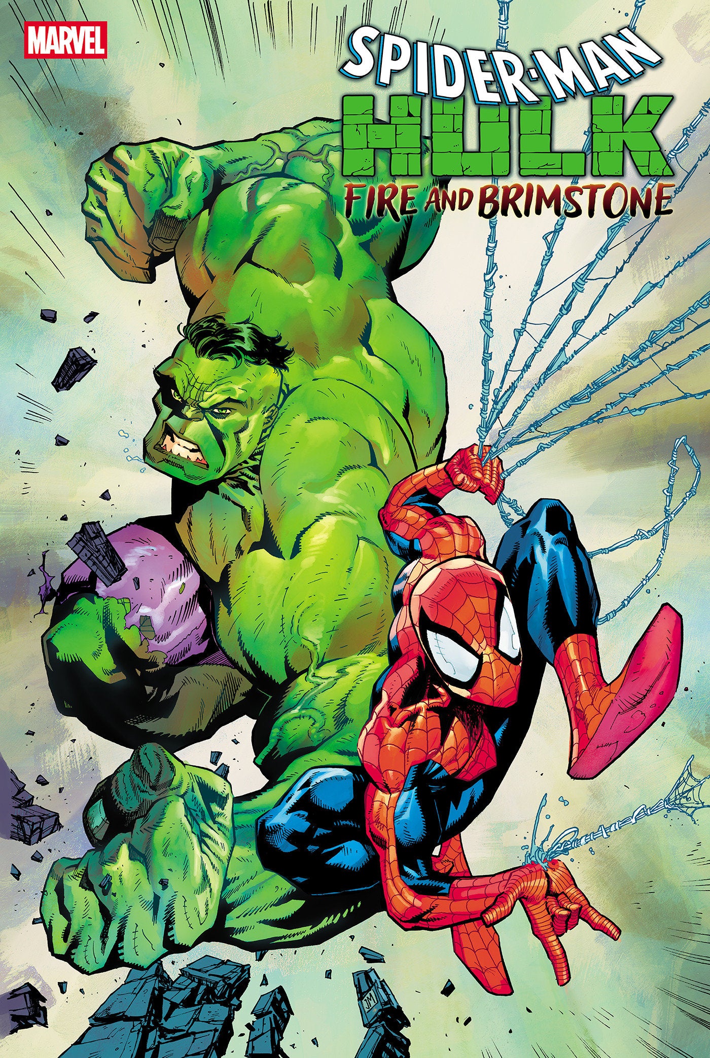 Spider-Man/Hulk: Fire And Brimstone #1 Justin Mason 1:25 Ratio Variant