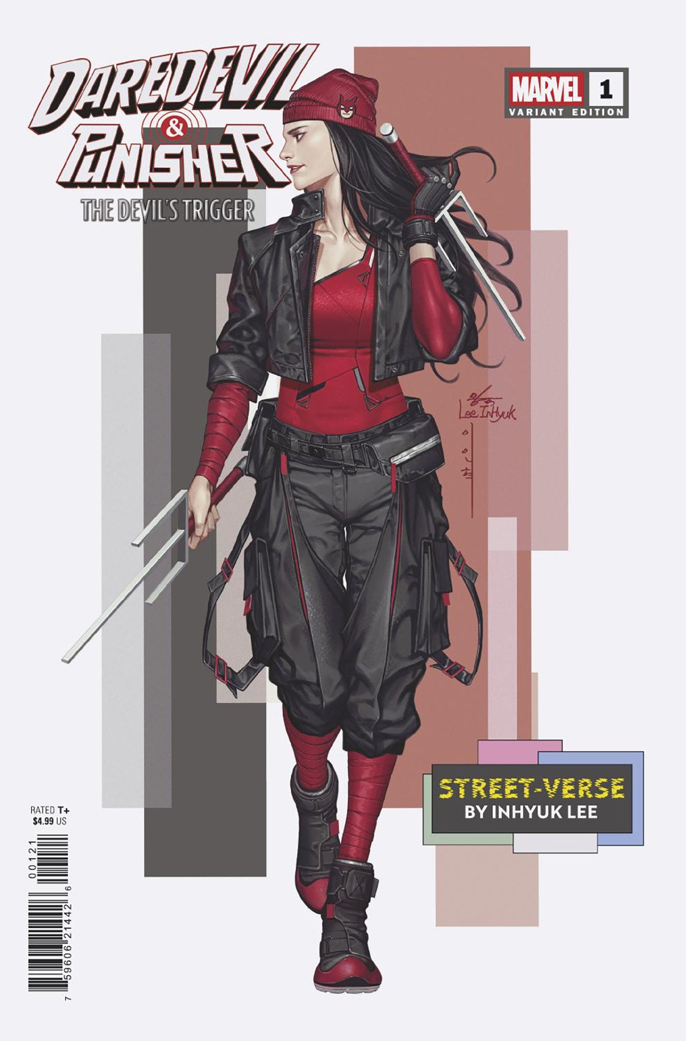 Daredevil/Punisher: The Devil's Trigger #1 Inhyuk Lee Street Verse Variant *one per customer*