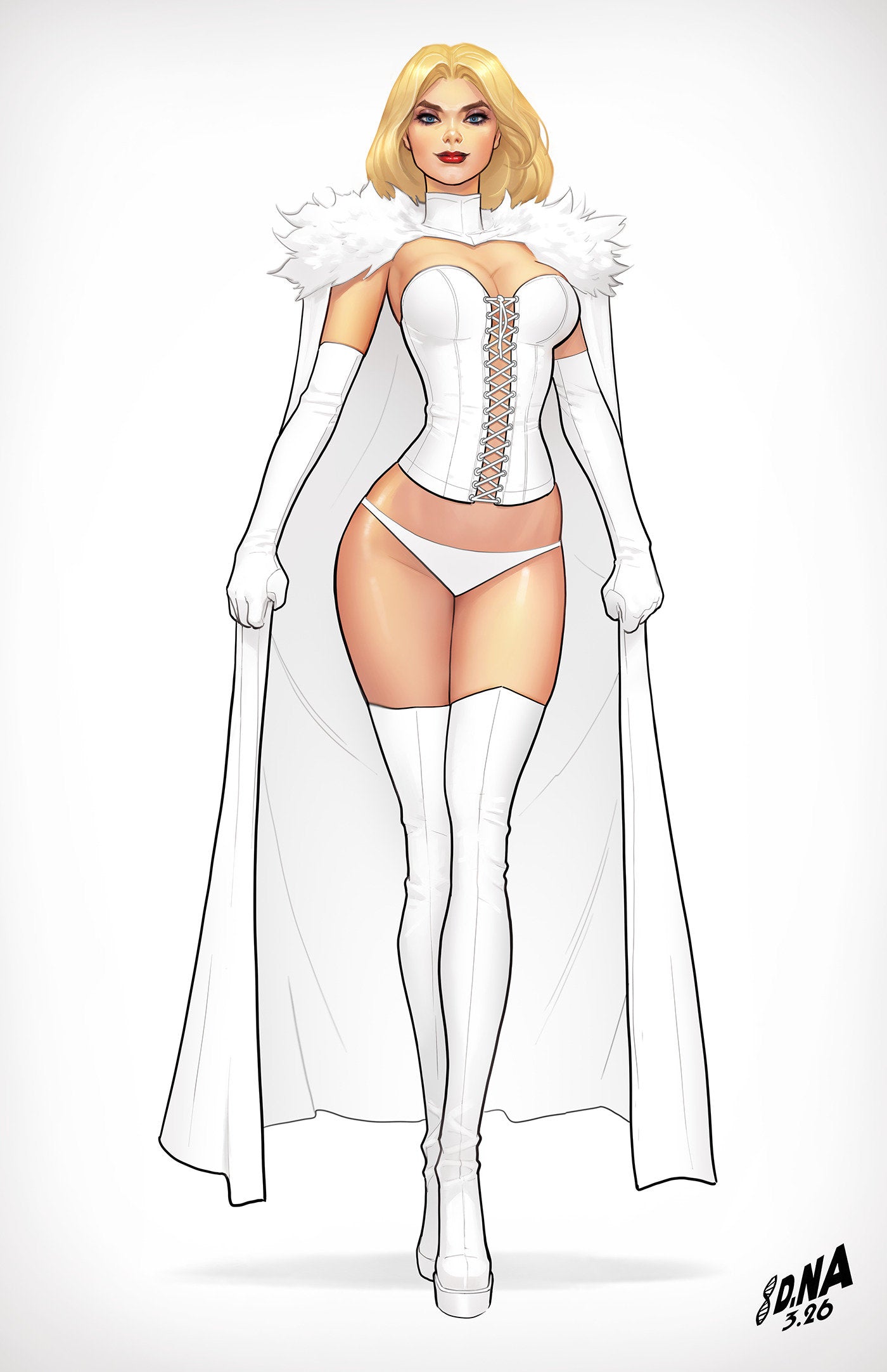 X-Men United #2 David Nakayama Color Block White Full Art 1:50 Ratio Variant