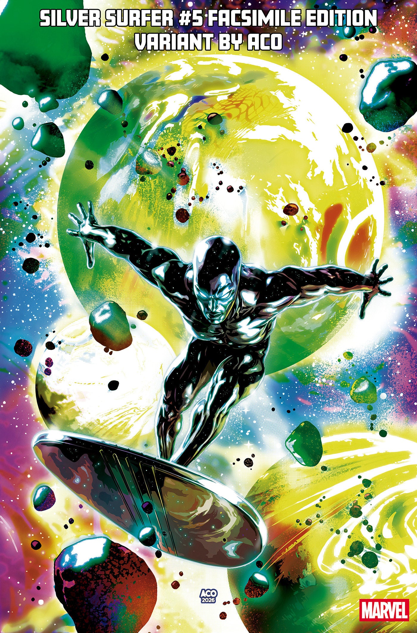 Silver Surfer #5 Facsimile Edition Aco 1:25 Ratio Variant