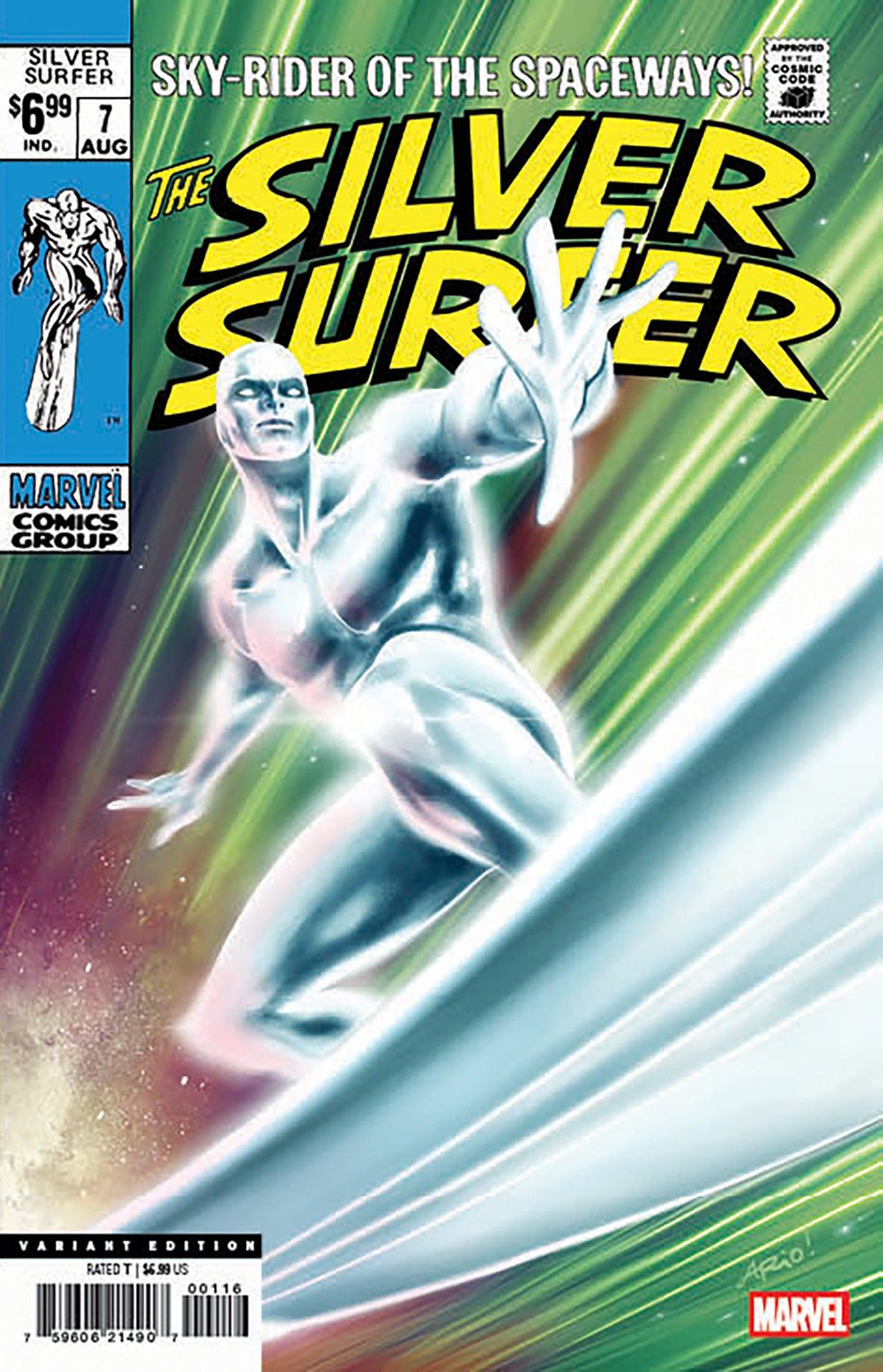 Silver Surfer #7 Facsimile Edition Ario Anindito 1:25 Ratio Variant