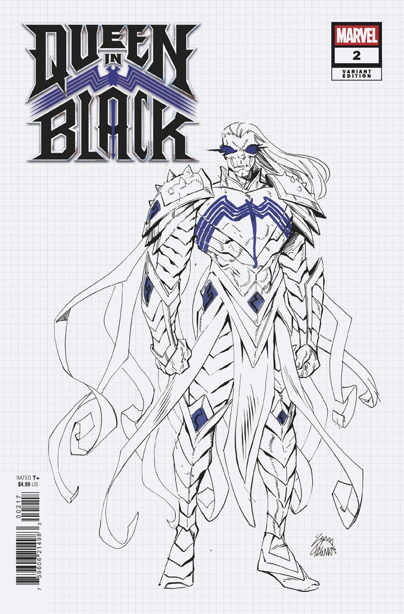 Queen In Black #2 Ryan Stegman Design 1:10 Ratio Variant [Qib]