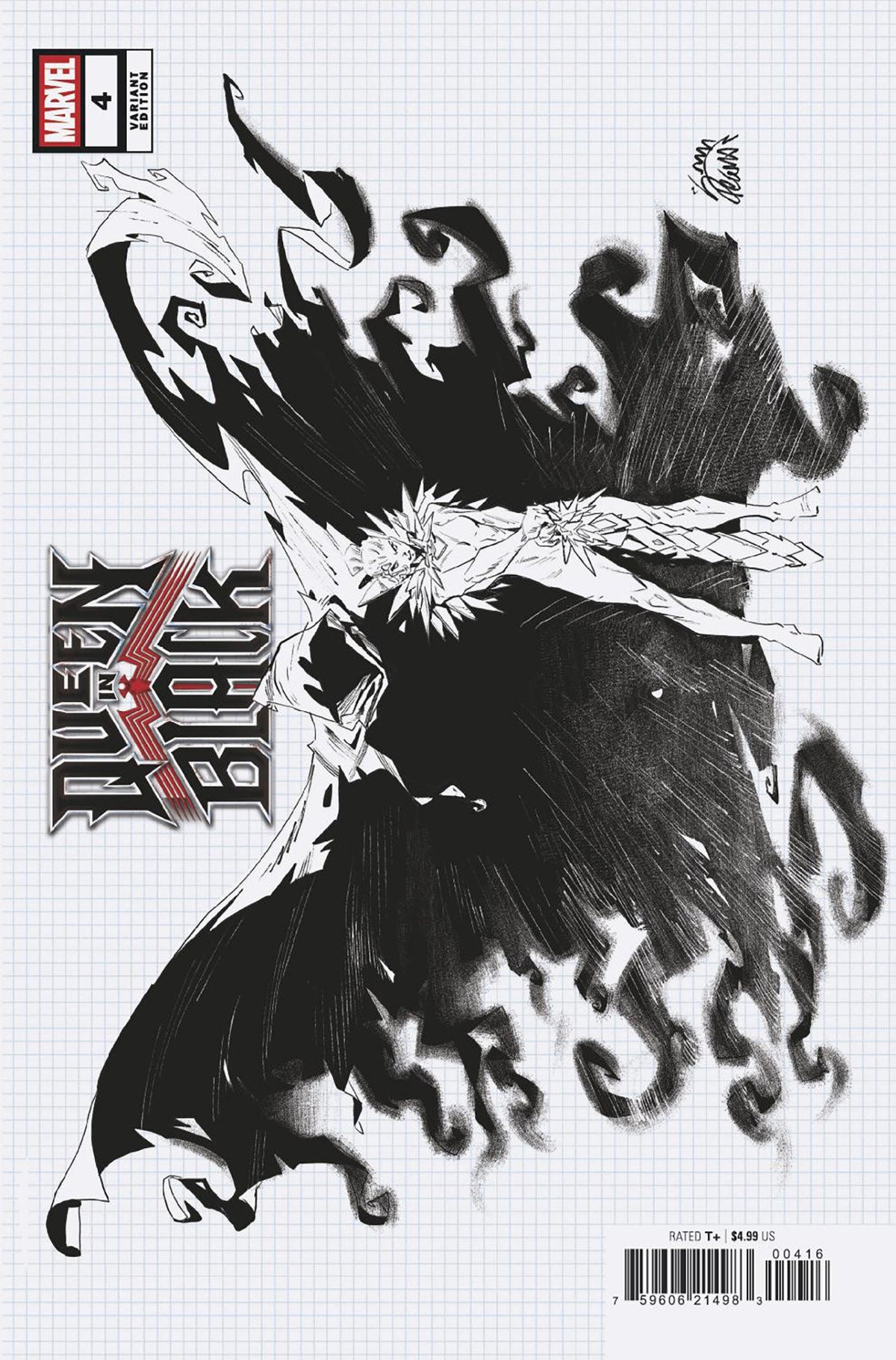 Queen In Black #4 Ryan Stegman Design 1:10 Ratio Variant [Qib]