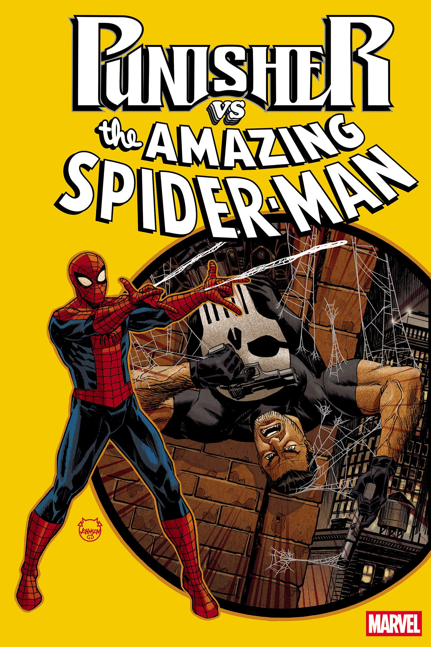 その他 the punisher vs spiderman Punisher vs. Spider-Man #1 Dave Johnson Foil Variant