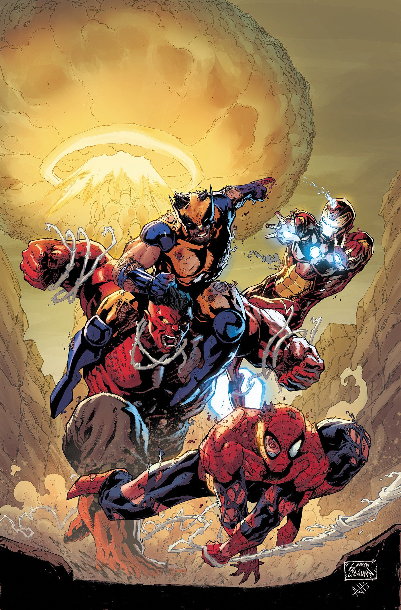 Avengers: Armageddon #1 Ryan Stegman Ratio Virgin 2nd Printing 1:25 Ratio Variant
