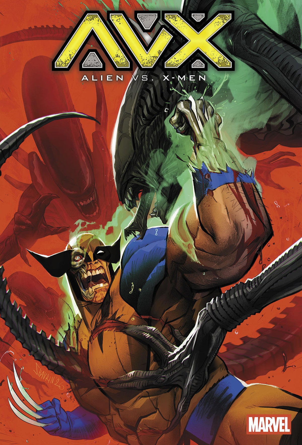 Alien vs. X-Men #1 Ivan Shavrin 1:25 Ratio Variant