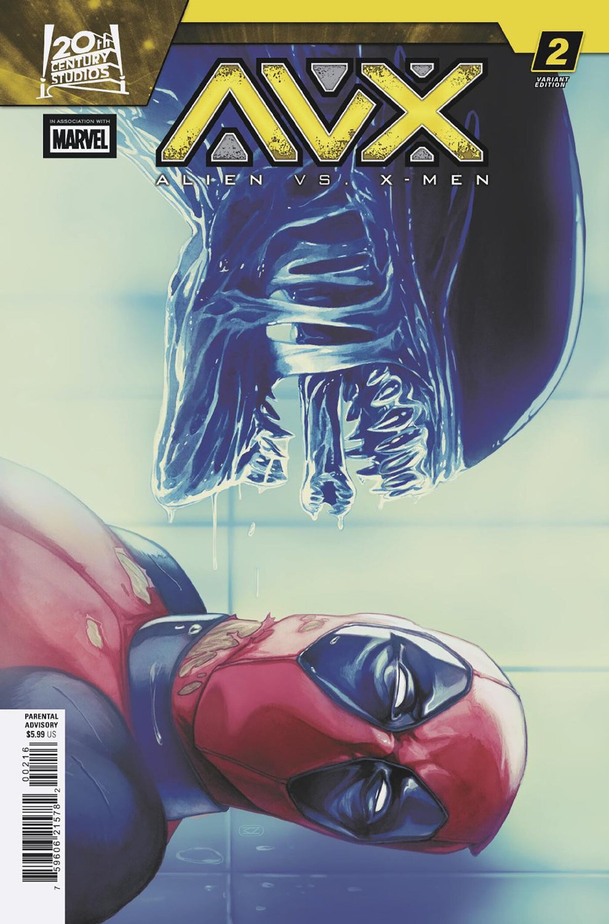 Alien vs. X-Men #2 Nimit Malavia 1:25 Ratio Variant