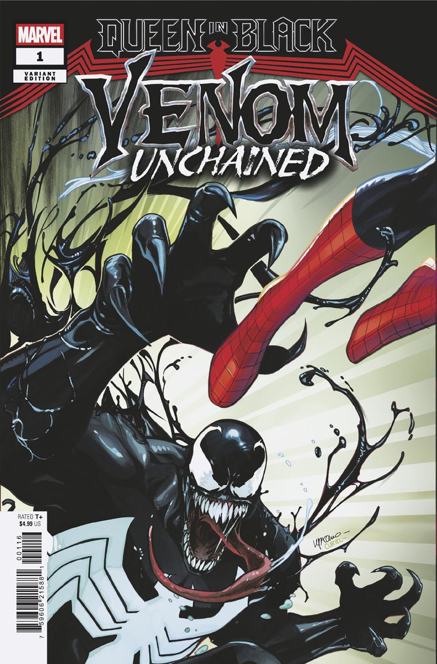 Queen In Black: Venom Unchained #1 Ema Luppachino 1:25 Ratio Variant [Qib]