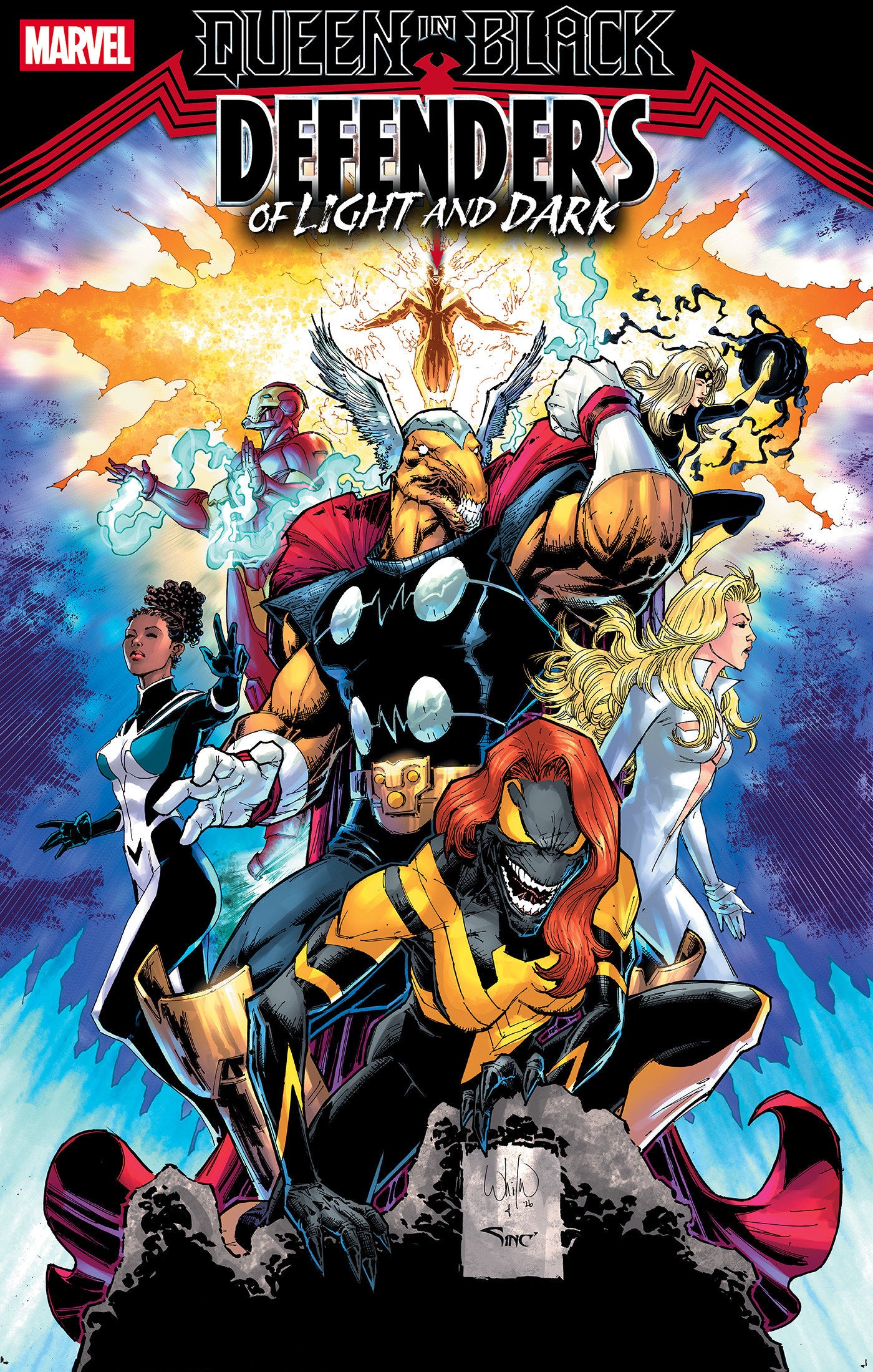 Queen In Black: Defenders Of Light And Dark #1 Whilce Portacio 1:25 Ratio Variant [Qib]