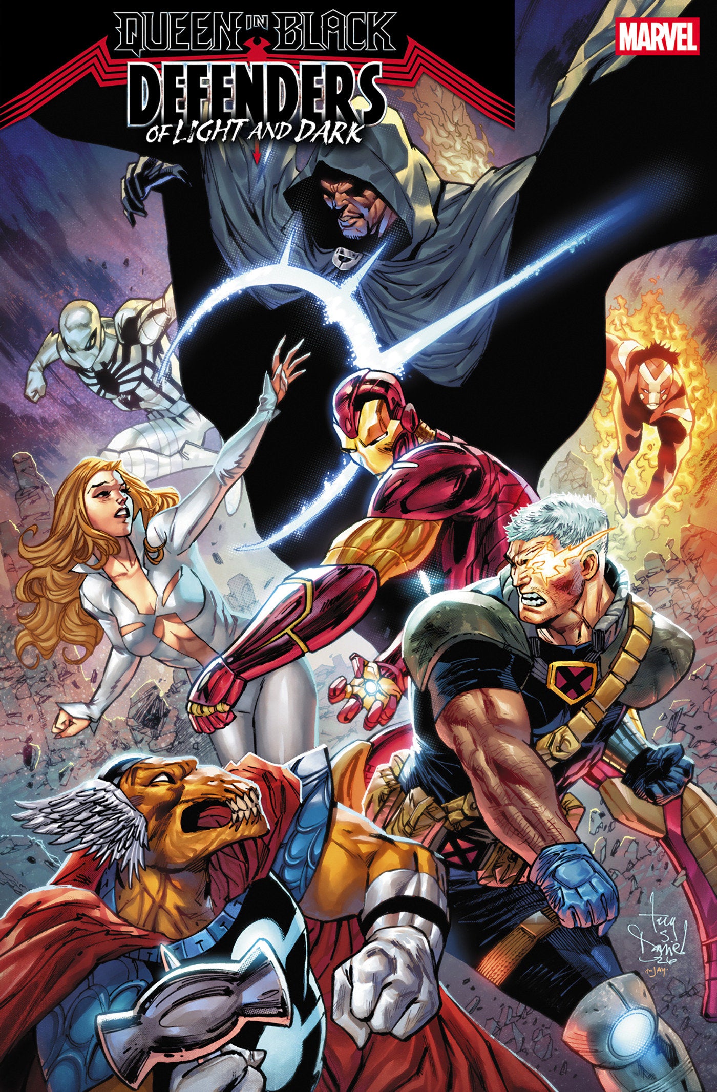 Queen In Black: Defenders Of Light And Dark #2 Tony Daniel 1:25 Ratio Variant [Qib]