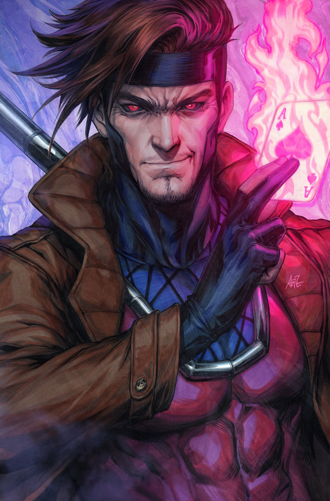 Gambit: Wanted #1 Artgerm Full Art 1:100 Ratio Variant
