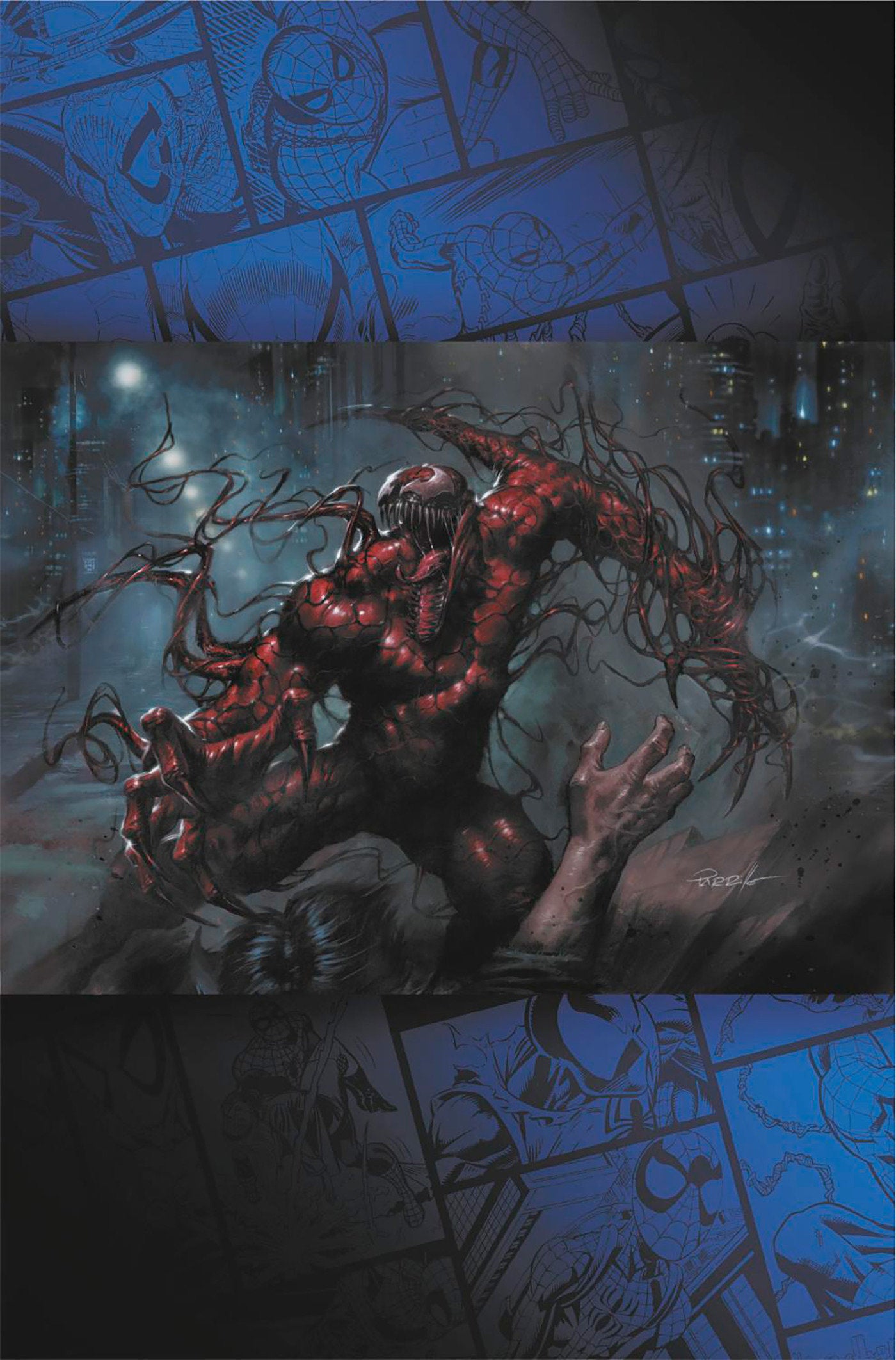 Amazing Spider-Man/Venom: Death Spiral   Body Count #1 Lucio Parrillo Magic: The Gathering Full Art 1:50 Ratio Variant [Ds]