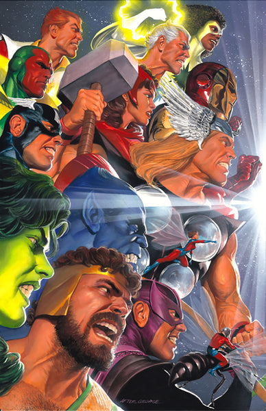 JLA/Avengers #3 Facsimile Edition Alex Ross 2 Part Connecting Variant