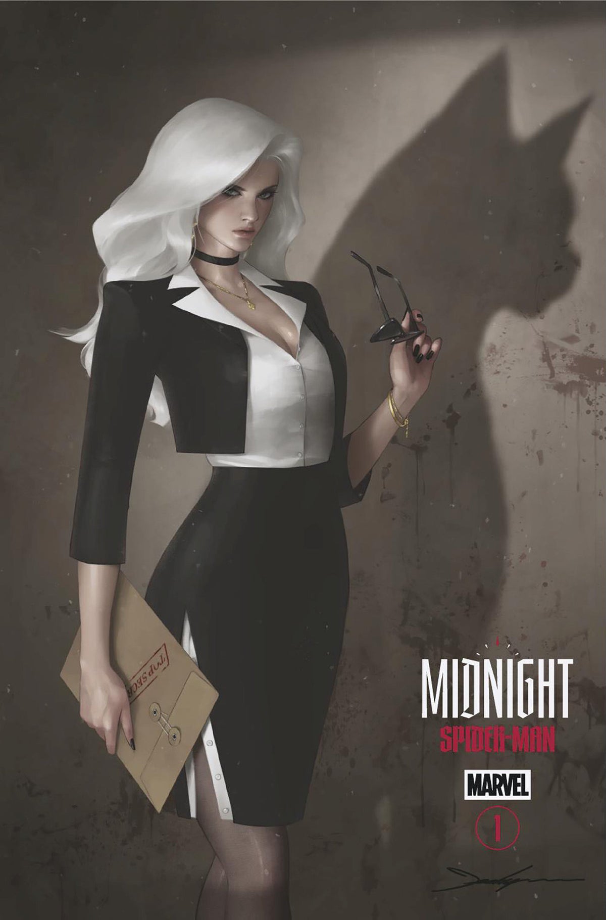 Midnight Spider-Man #1 Cover E Jeehyung Lee Midnight Gallery 1:25 Ratio Variant