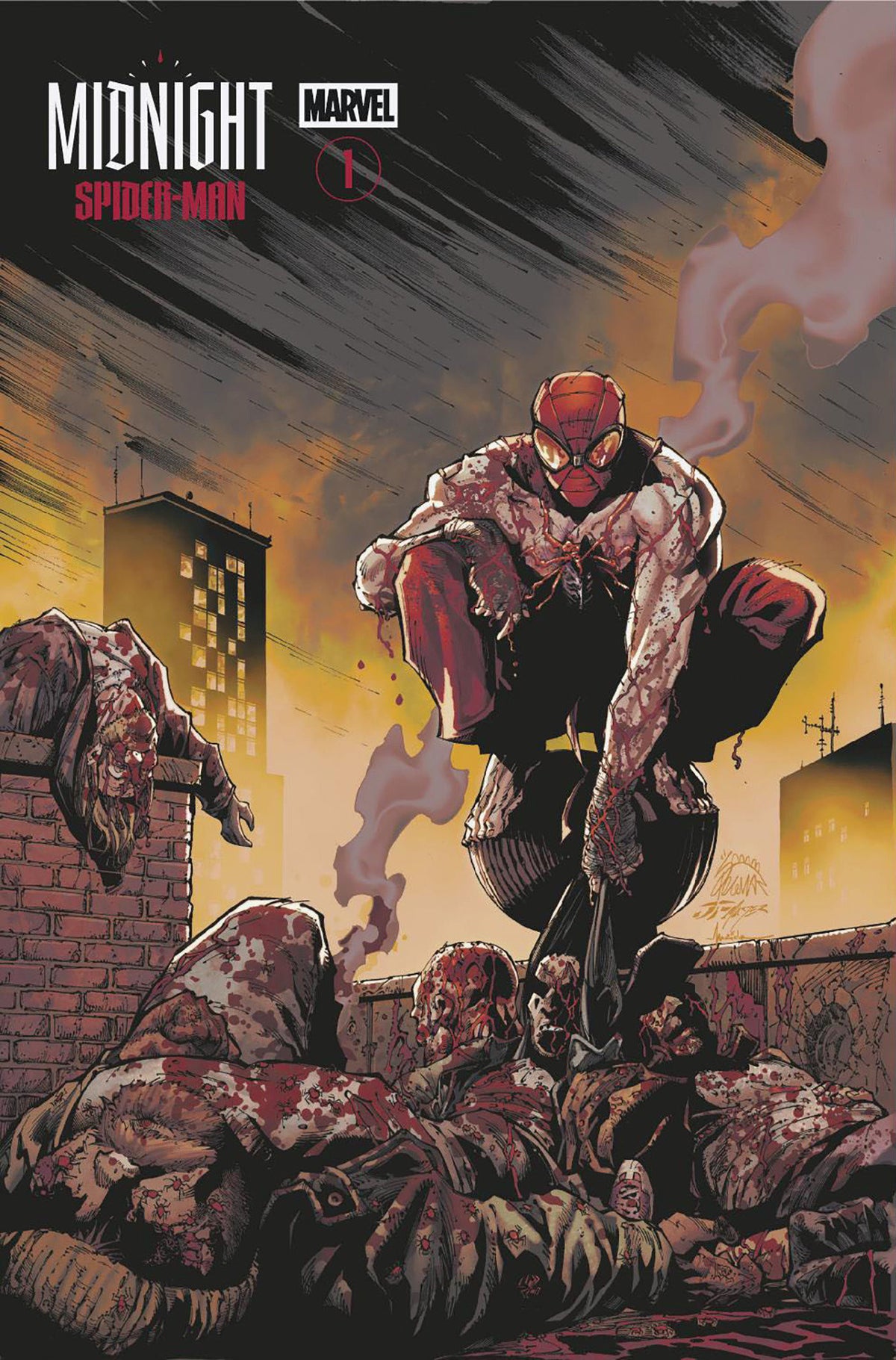 Midnight Spider-Man #1 Cover B Ryan Stegman Midnight Bloodbath Variant *one copy per customer*