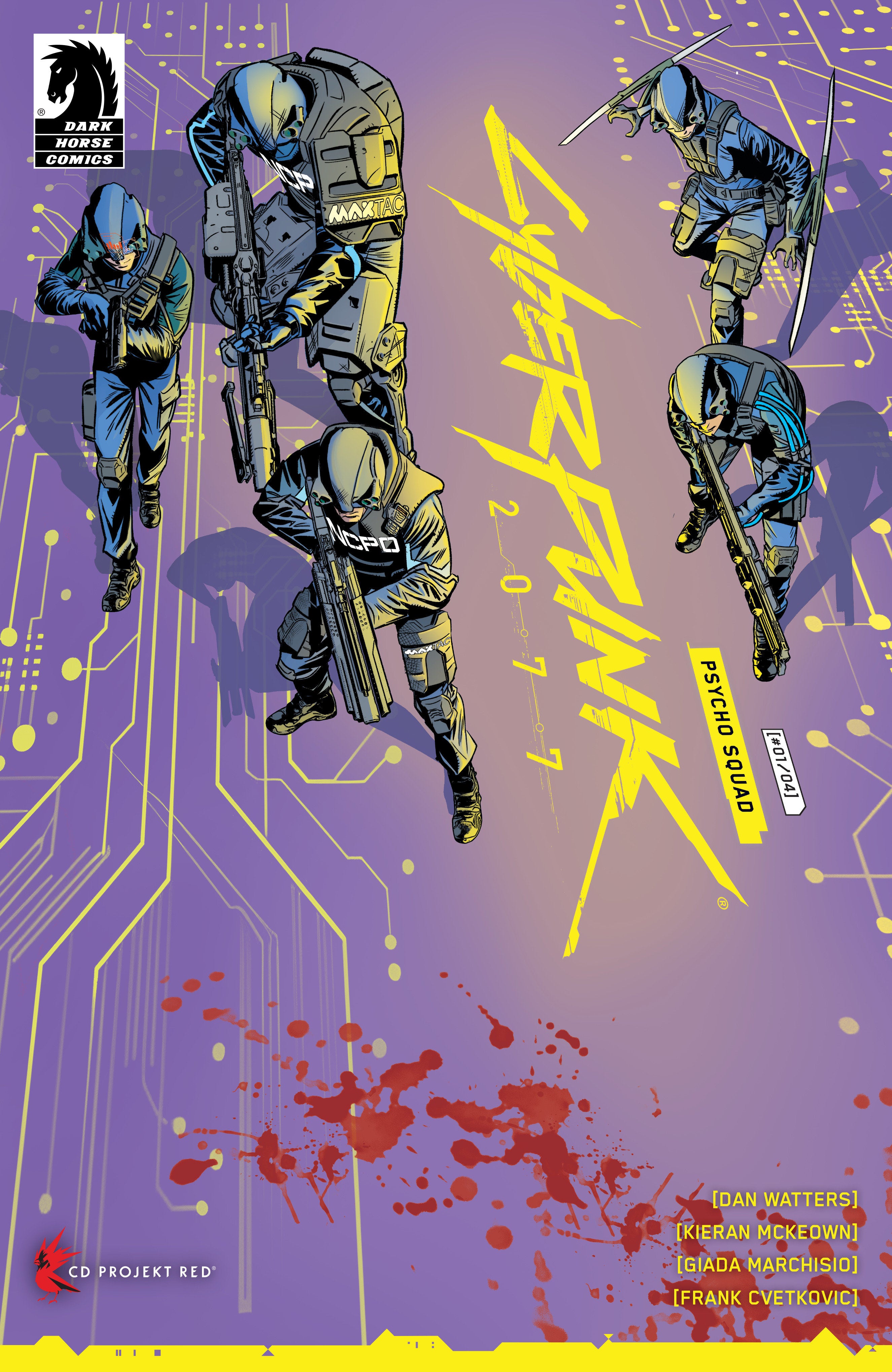 Cyberpunk 2077 Psycho Squad #1 Cover A Mckeown