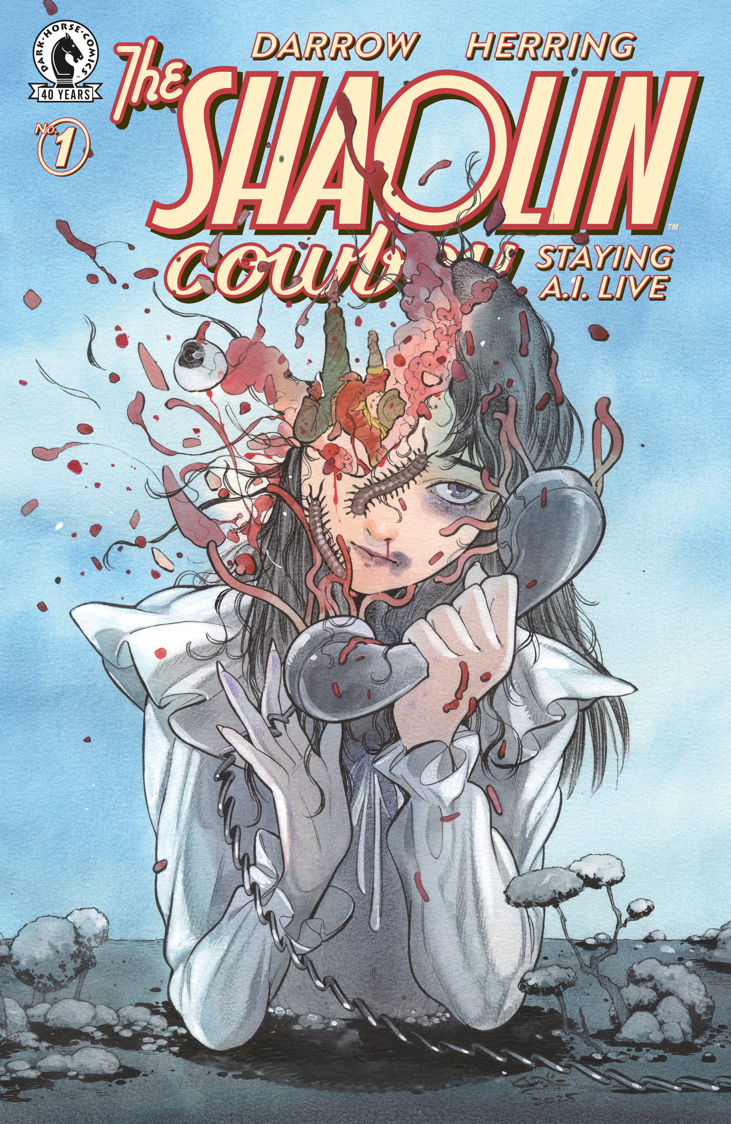 Shaolin Cowboy: Staying A.I.Live #1 (Cover C) 1:25 Ratio Variant (Peach Momoko)