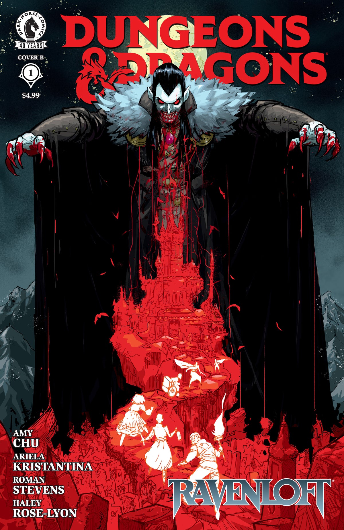 Dungeons & Dragons: Ravenloft #1 (Cover B) 1:20 Ratio Variant (Riley Rossmo)
