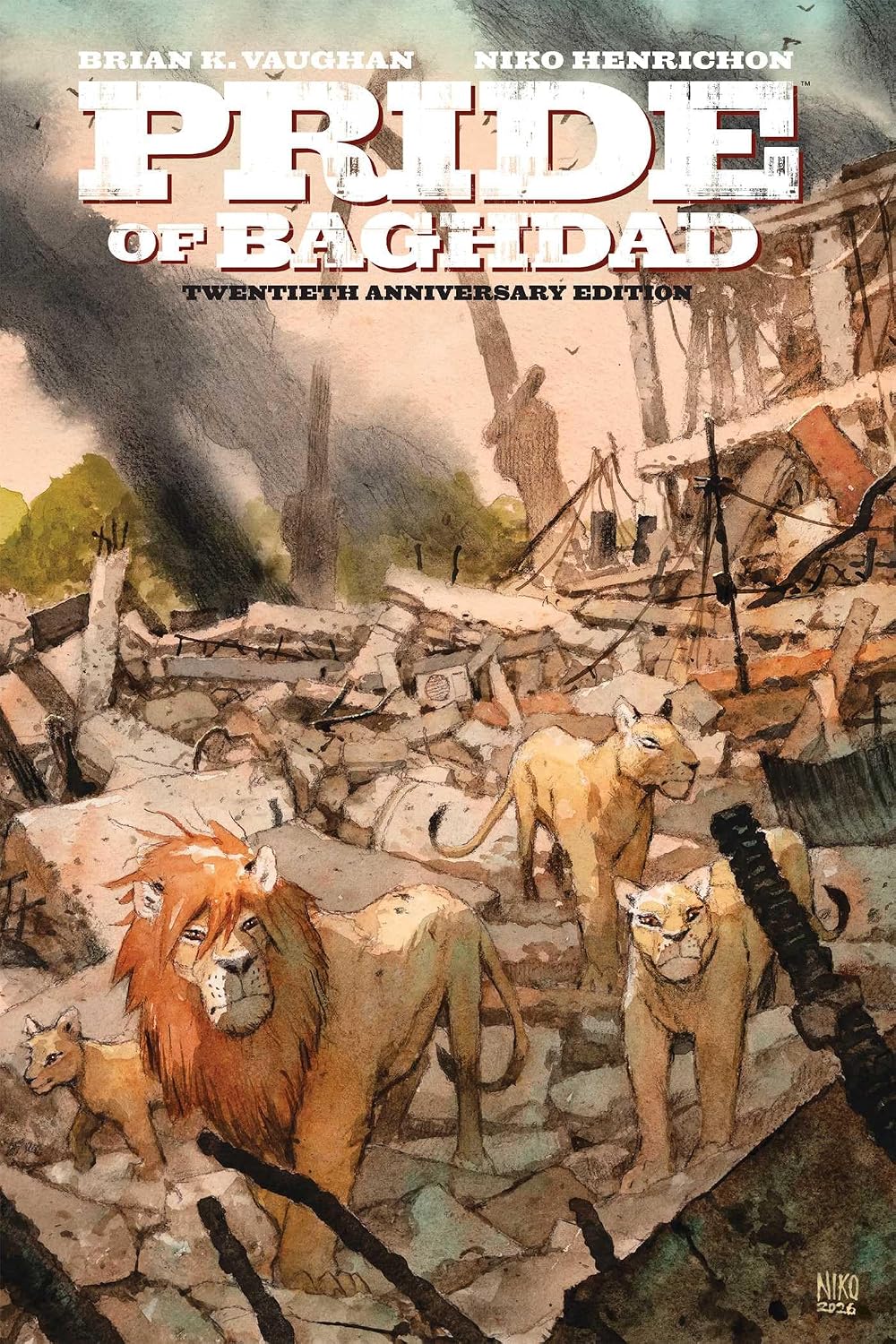 Pride Of Baghdad The 20th Anniversary Deluxe Edition HC w/ Signed Bookplate