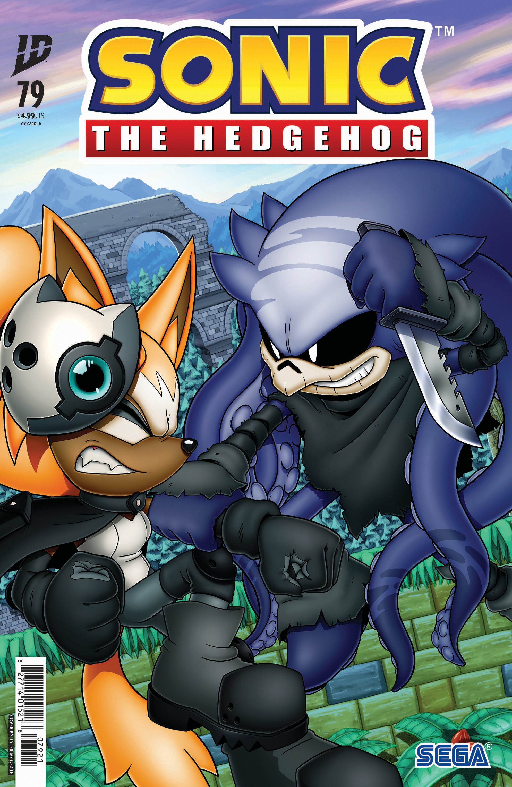Sonic The Hedgehog #79 Variant B (Mc Grath)