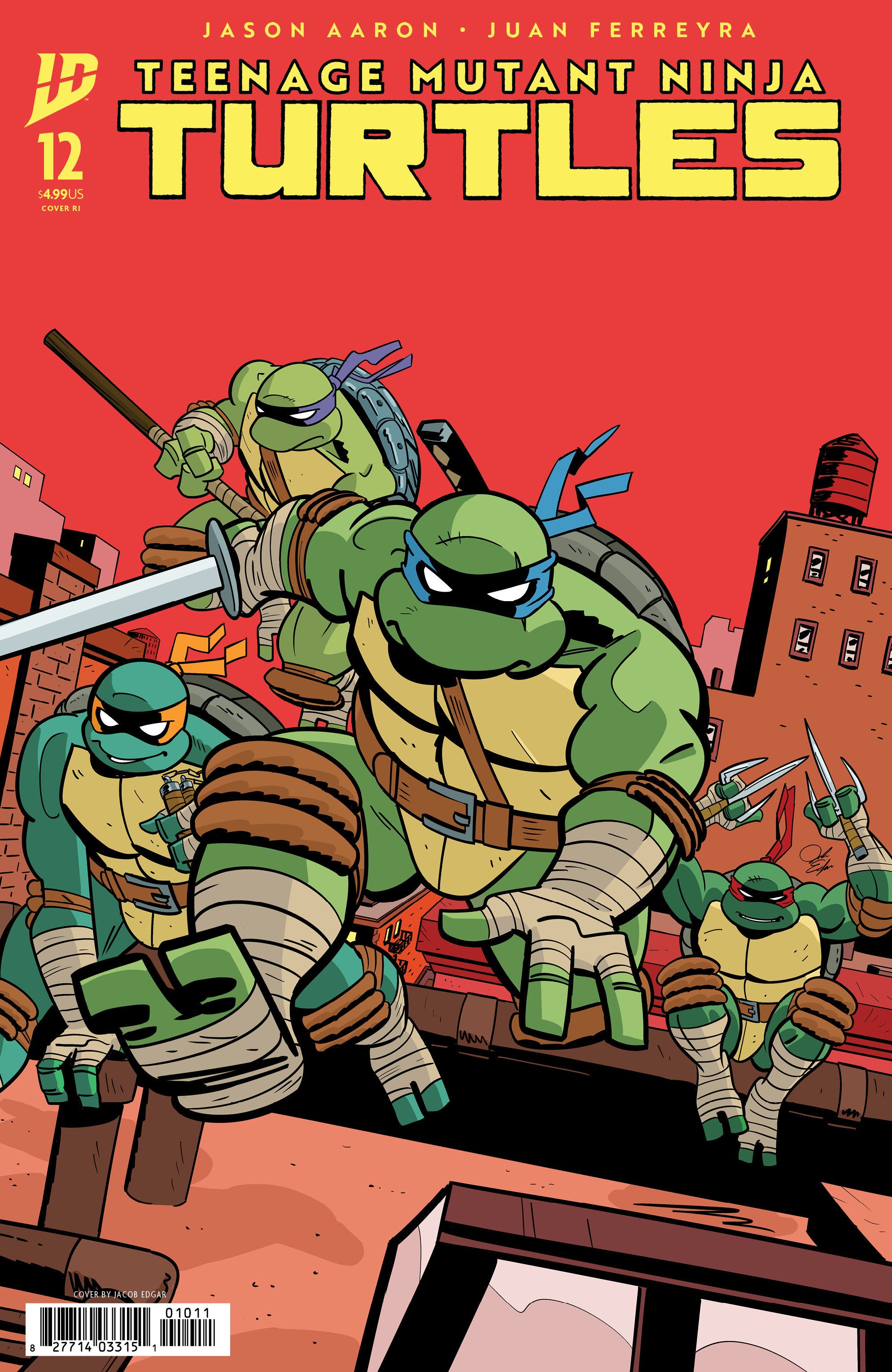 Teenage Mutant Ninja Turtles #12 1:25 Ratio Variant (Edgar)