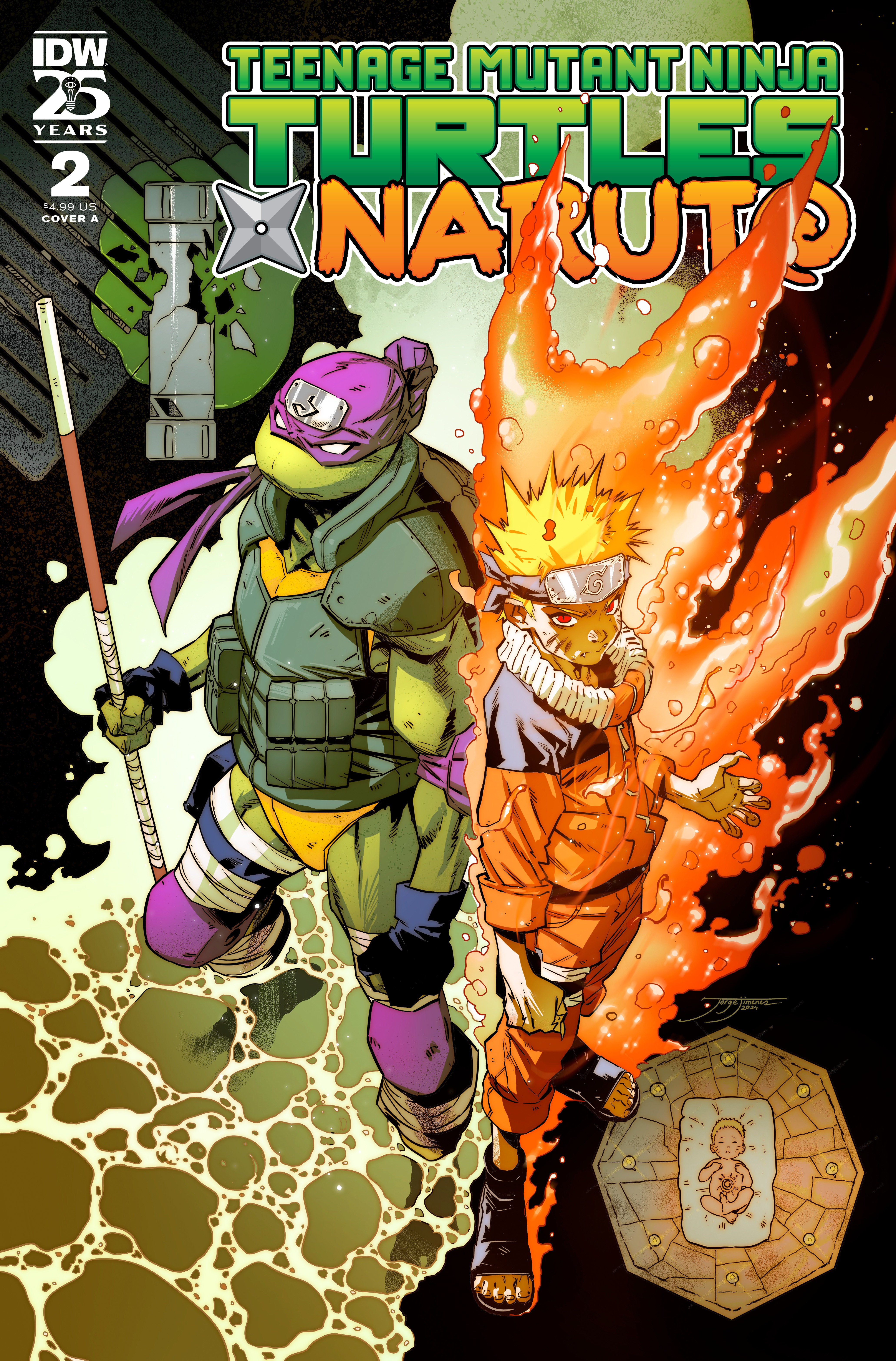 Teenage Mutant Ninja Turtles X Naruto #2 Cover A (JiméNez) *one copy per customer*