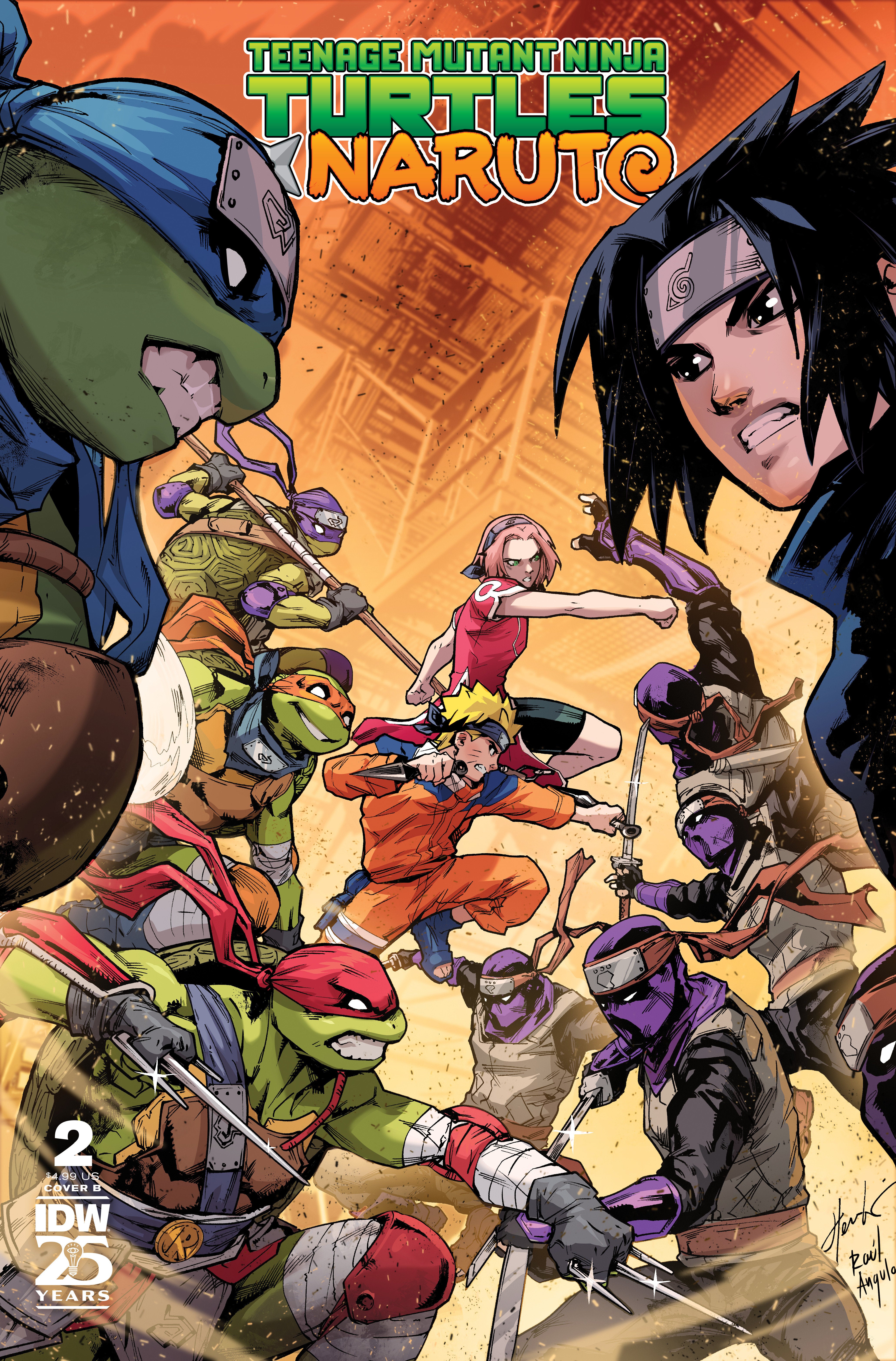 Teenage Mutant Ninja Turtles X Naruto #2 Variant B (Prasetya) *one copy per customer*