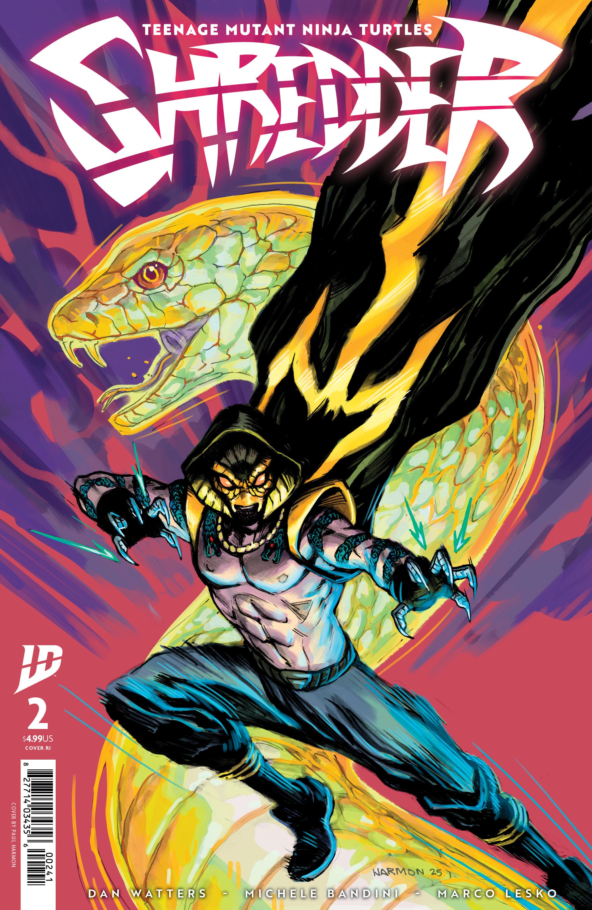 Teenage Mutant Ninja Turtles: Shredder #2 1:10 Ratio Variant (Harmon)
