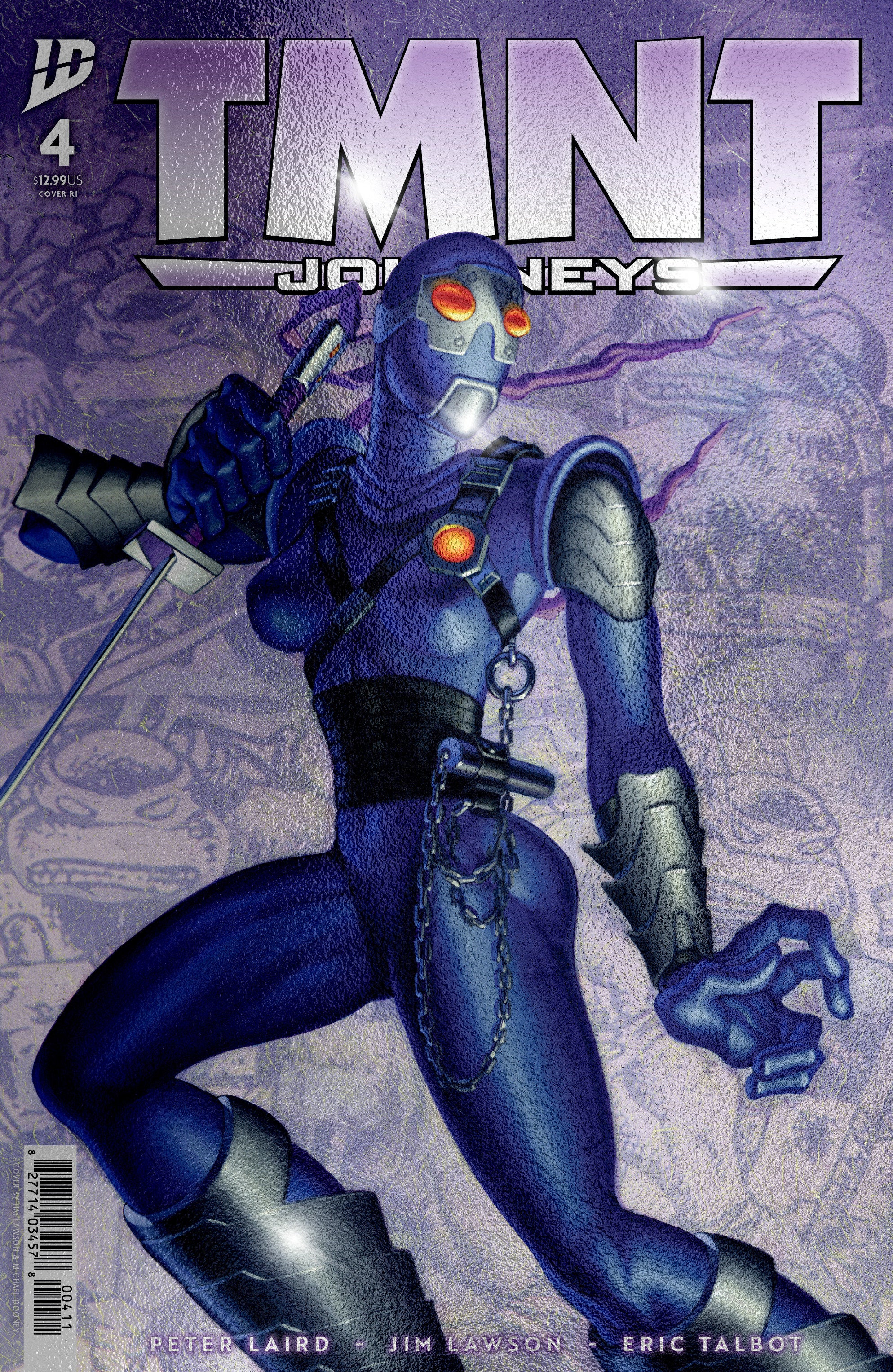 Teenage Mutant Ninja Turtles: Journeys #4 1:10 Ratio Variant Foil (Dooney & Lawson)