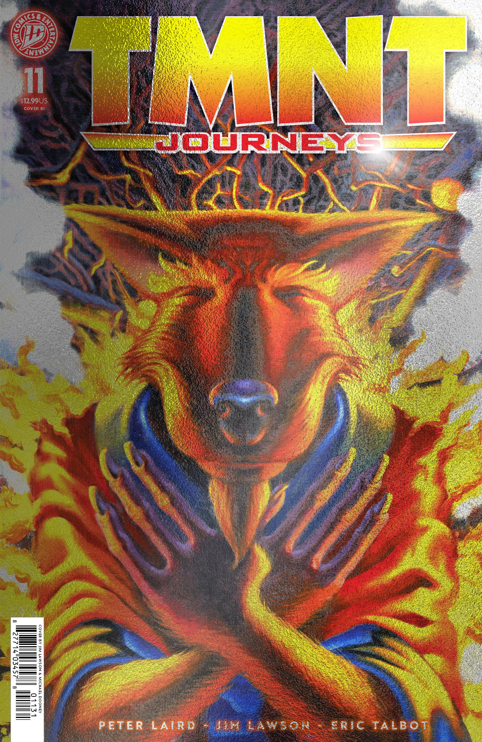 Teenage Mutant Ninja Turtles: Journeys #11 1:10 Ratio Variant Foil (Dooney & Lawson)