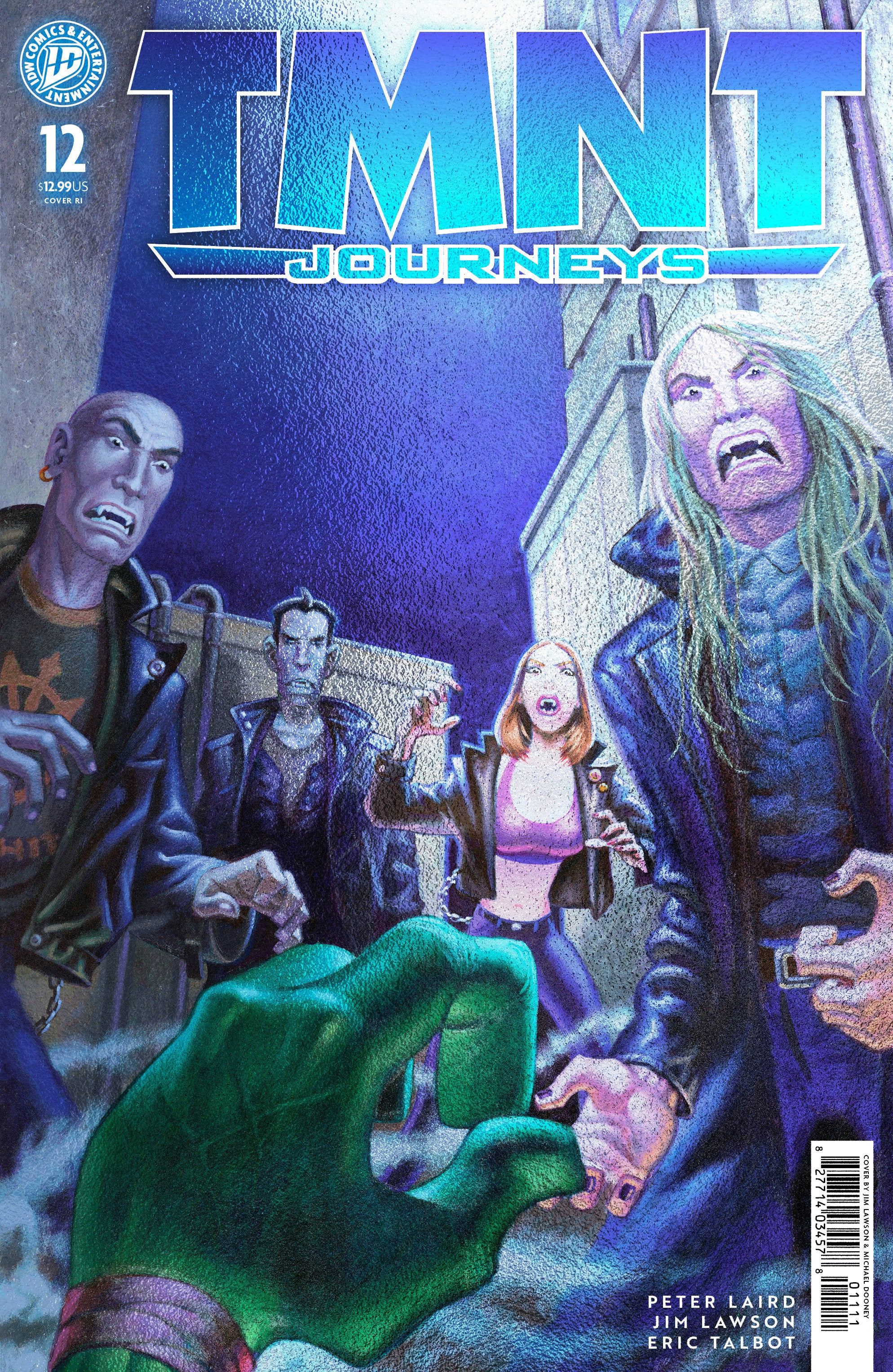 Teenage Mutant Ninja Turtles: Journeys #12 1:10 Ratio Variant Foil (Dooney & Lawson)