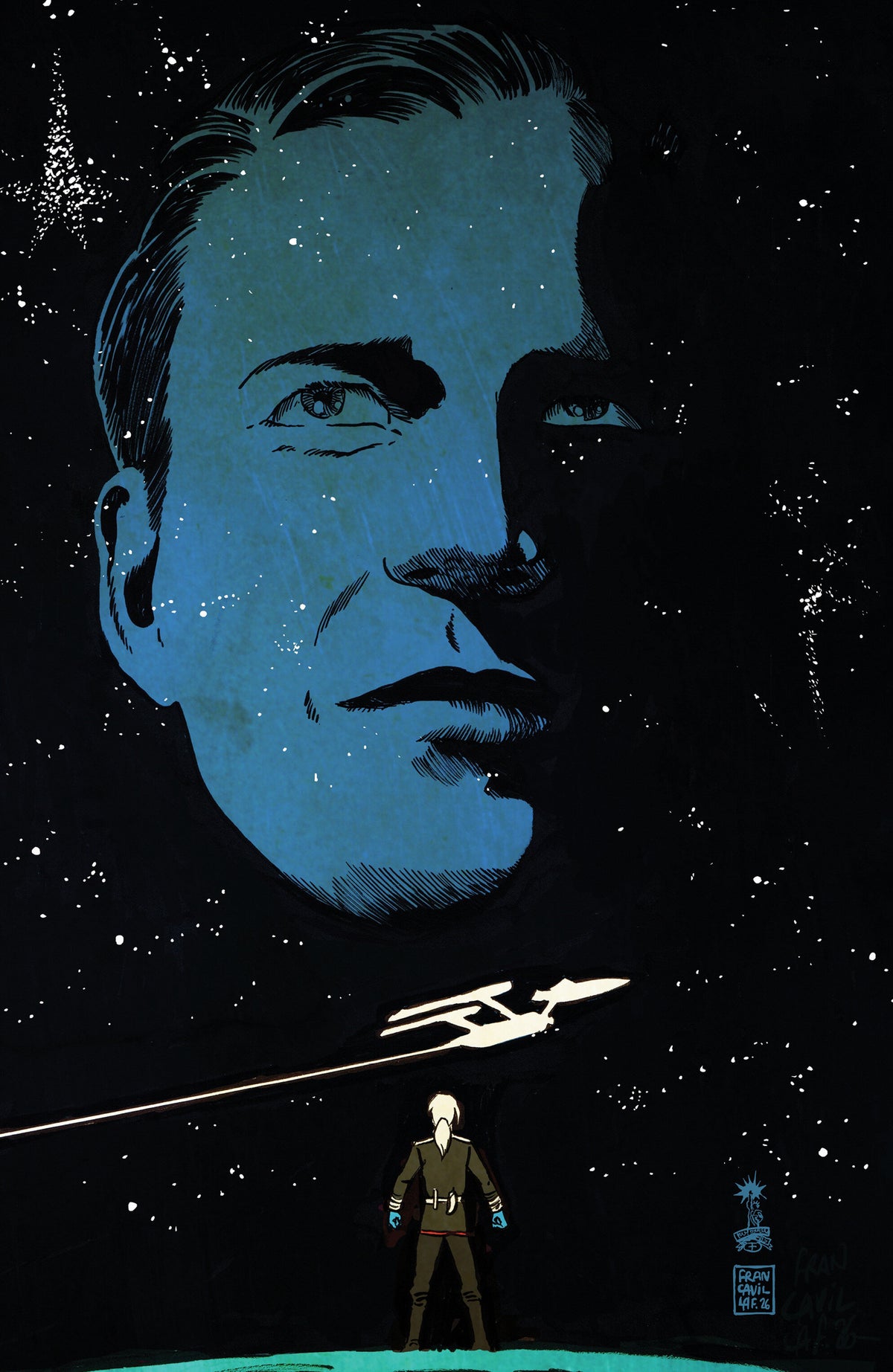 Star Trek: The Last Starship #12 1:10 Ratio Variant Ri (10) (Francavilla Full Art)