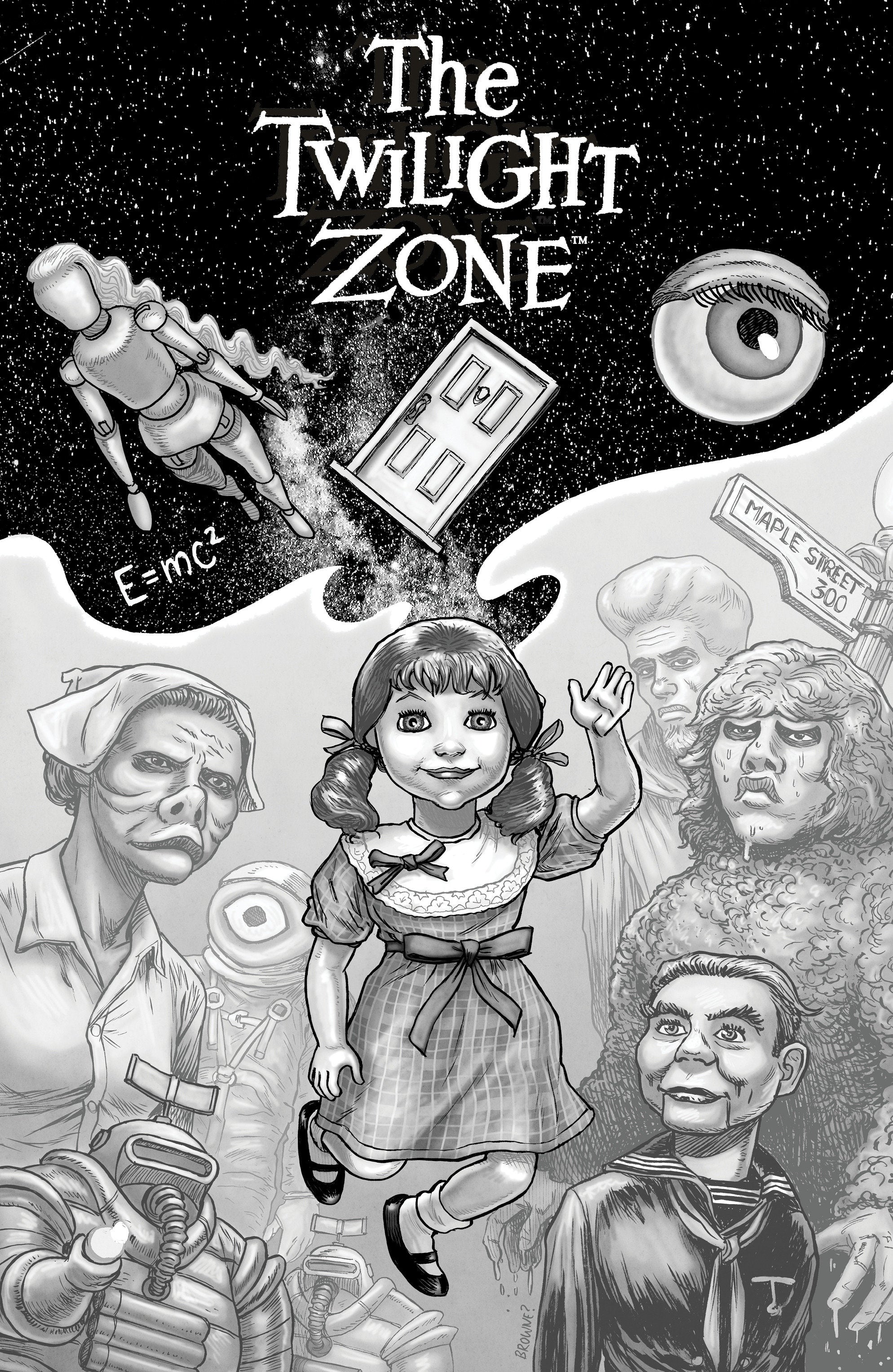 The Twilight Zone #10 1:10 Ratio Variant (Browne)