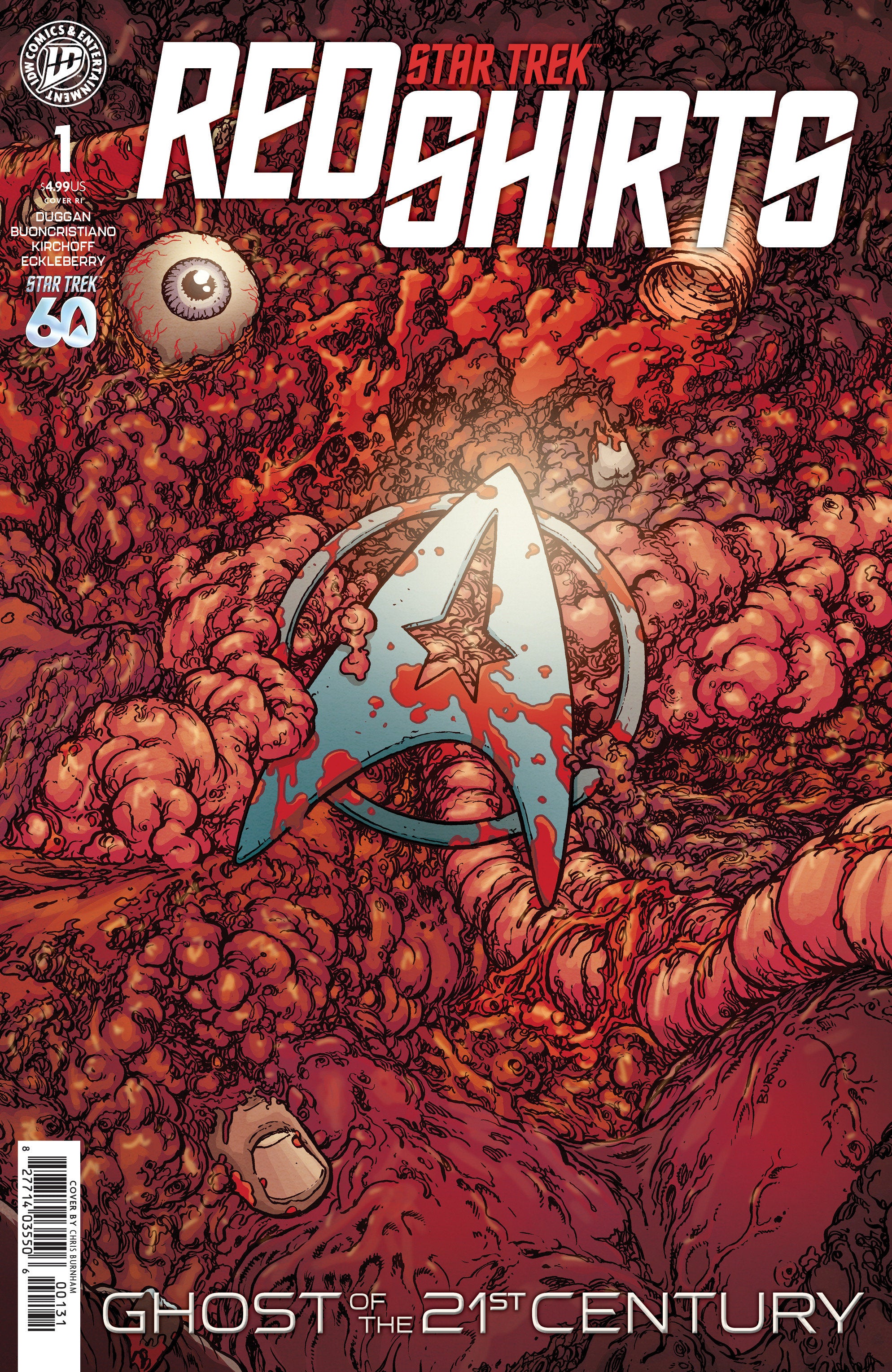 Star Trek: Red Shirts  Ghost Of The 21st Century #1 1:15 Ratio Variant (Burnham)