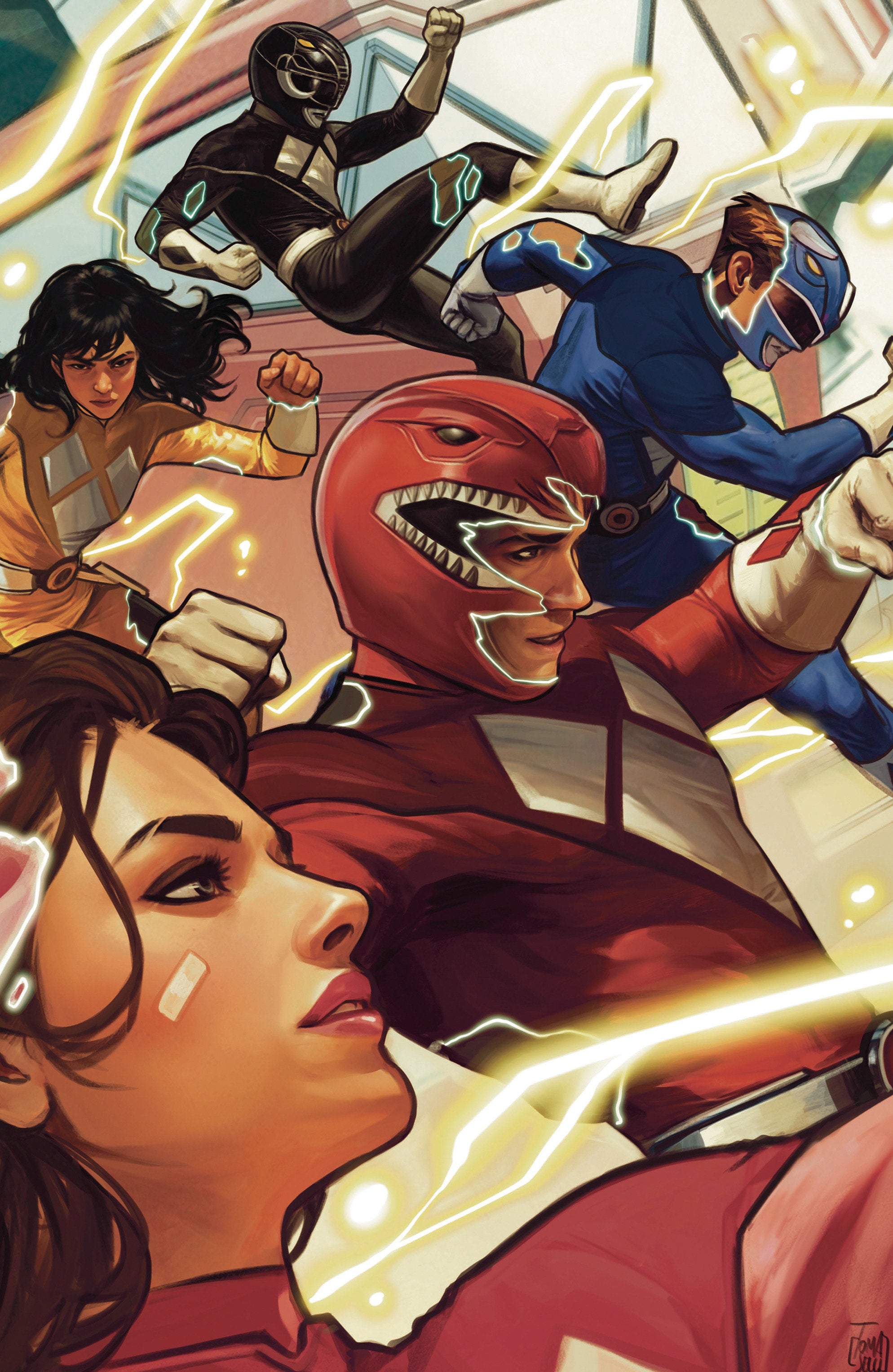 Mighty Morphin Power Rangers (2026) #1 H 1:25 Ratio Variant Edition Variant (Full Art, Tomaselli)