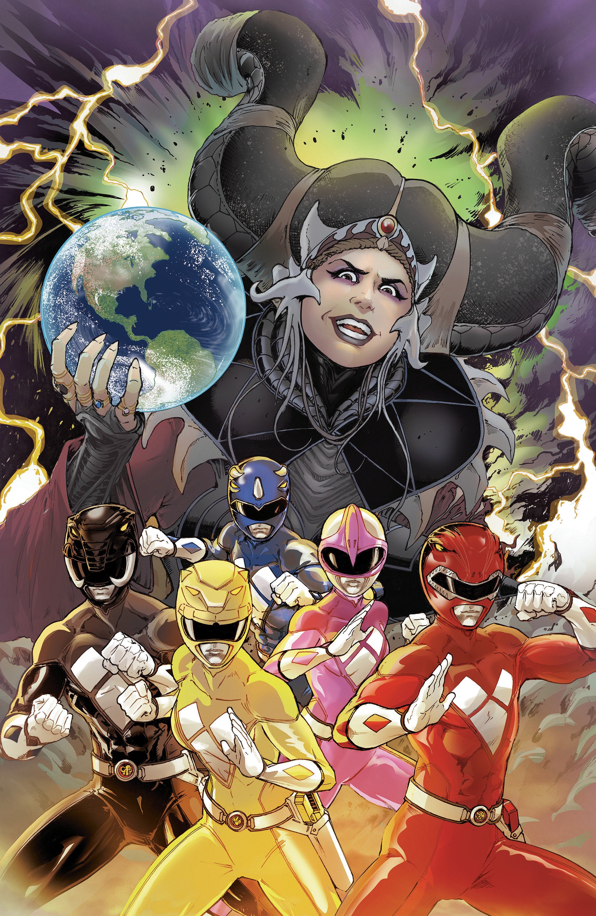 Mighty Morphin Power Rangers (2026) #2 F 1:10 Ratio Variant Edition Foil Variant (Full Art, Foil, Griffith)