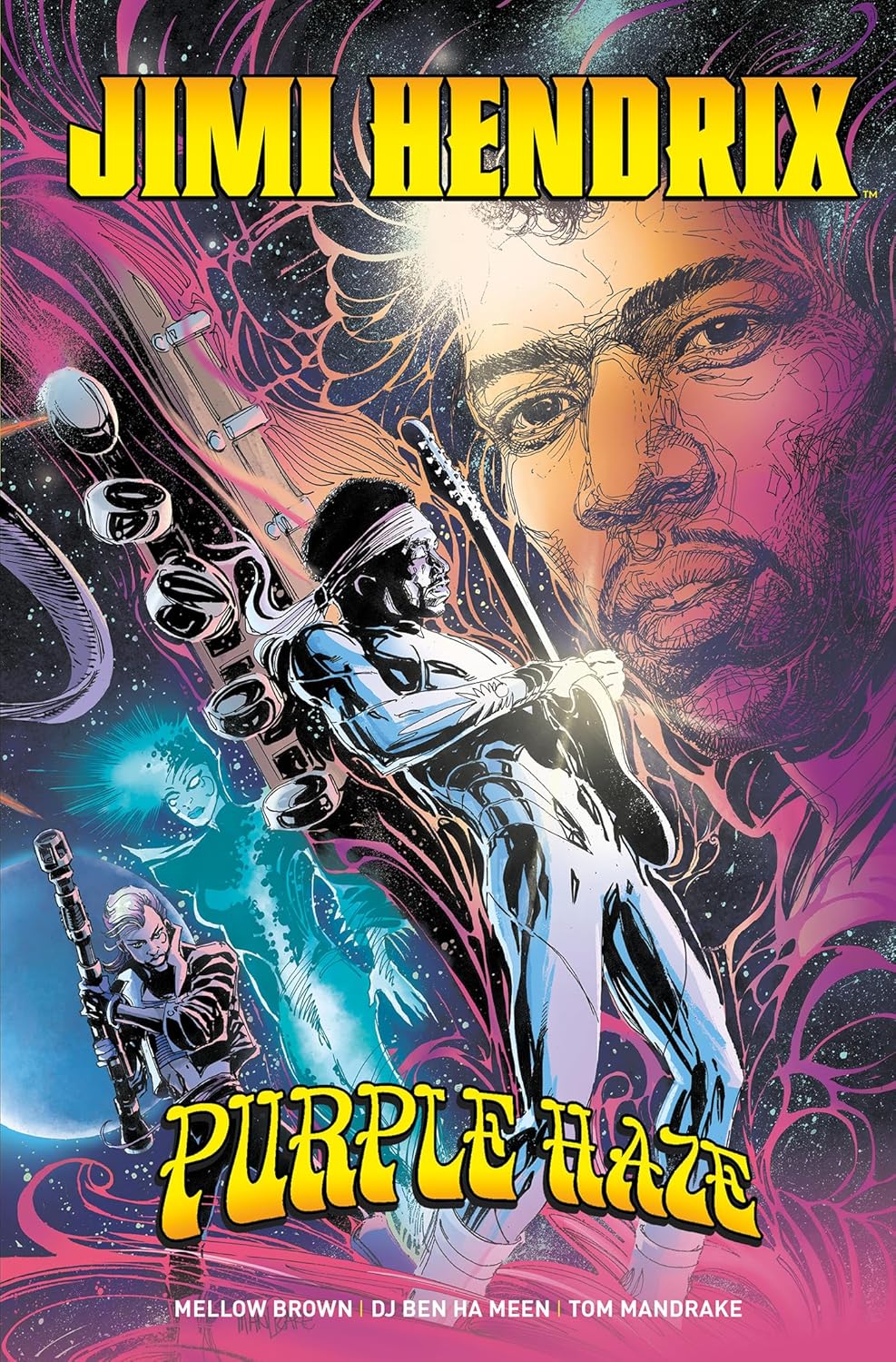 Jimi Hendrix Purple Haze HC Regular Edition Tom Mandrake Wraparound