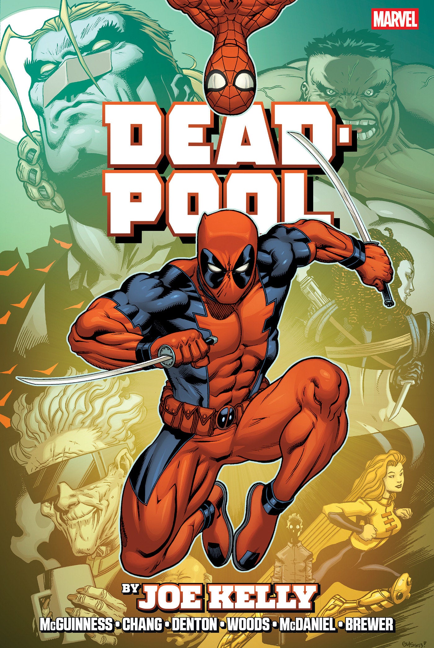 Deadpool by Joe Kelly Omnibus Ed McGuinness Montage Cover HC [New Printing] *PRE-ORDER*