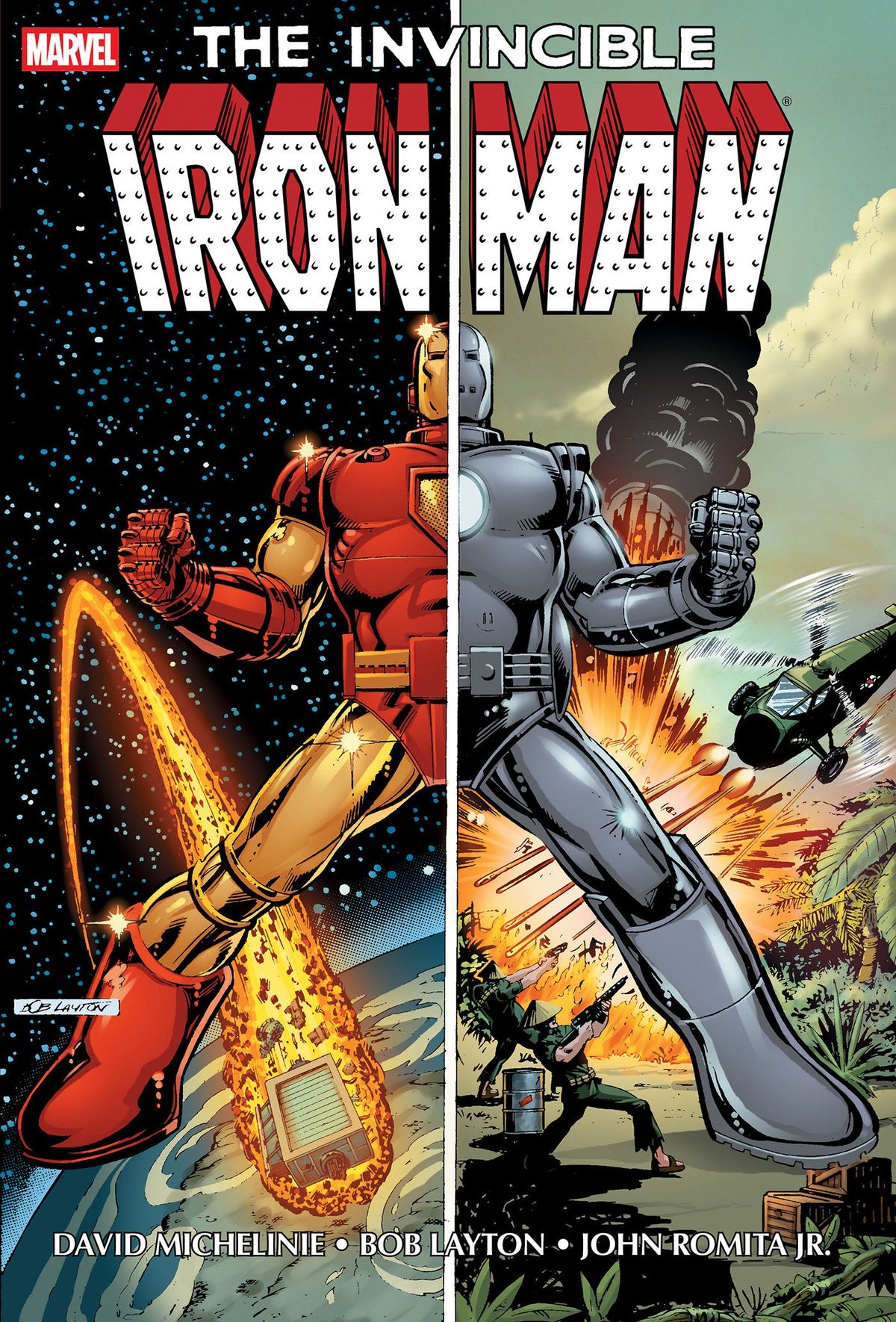 Iron Man By Michelinie, Layton & Romita Jr. Omnibus Vol. 1 Bob Layton Cover HC [New Printing, DM Only] *PRE-ORDER*