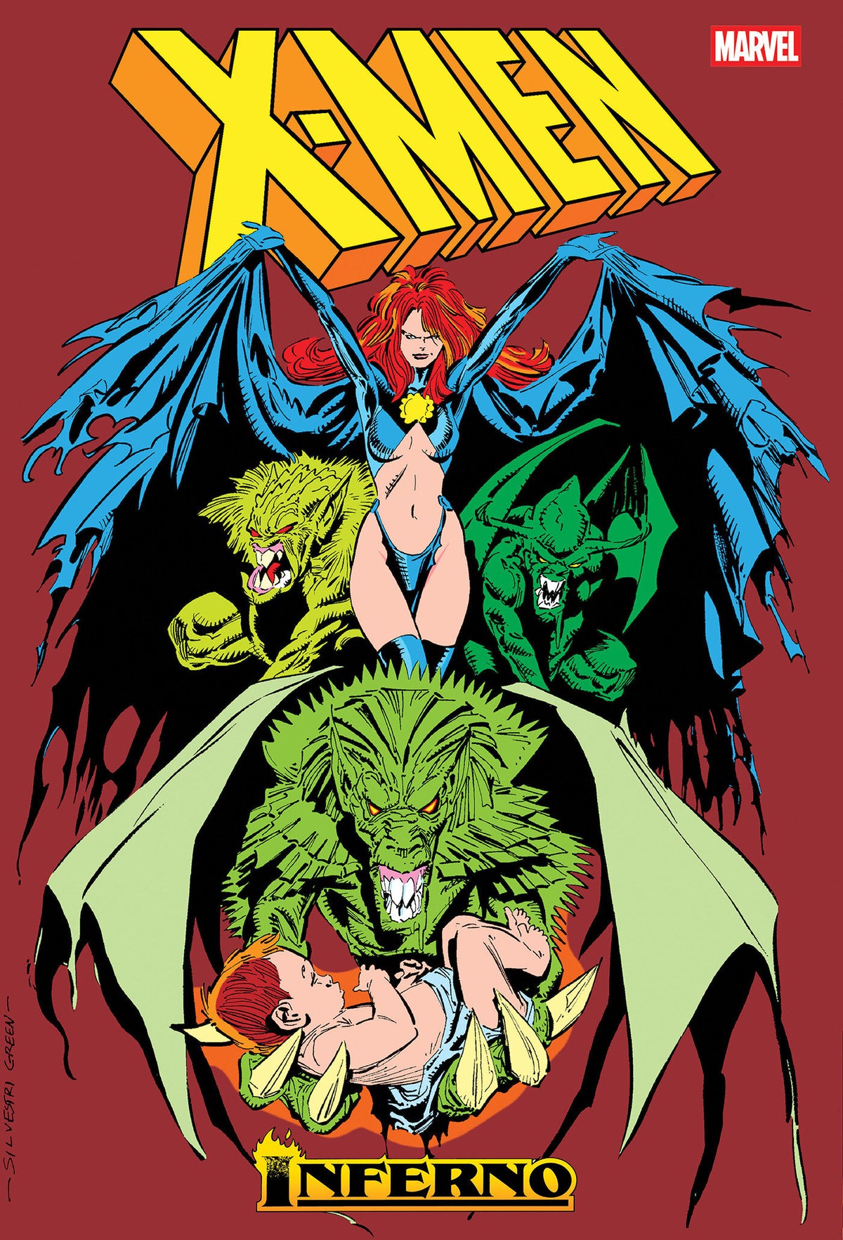 X-Men: Inferno Omnibus Marc Silvestri Goblin Queen Cover HC [New Printing] *PRE-ORDER*