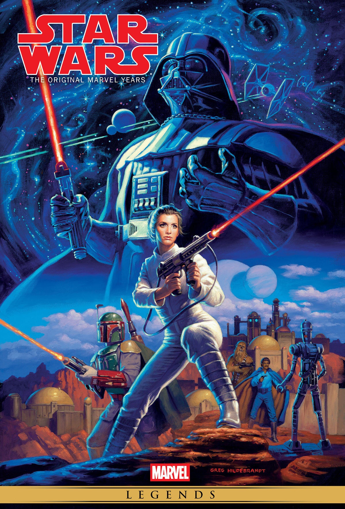 Star Wars: The Original Marvel Years Omnibus Vol 2 Greg Hildebrandt Cover HC [New Printing, DM Only] *PRE-ORDER*