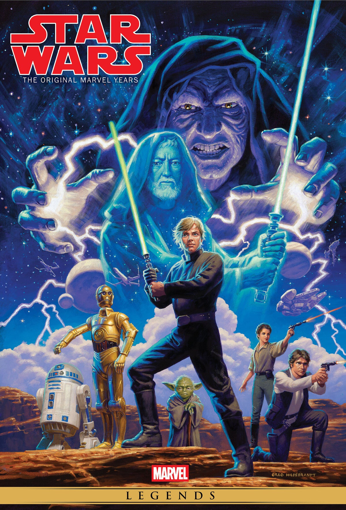 Star Wars: The Original Marvel Years Omnibus Vol 3 Greg Hildebrandt Cover HC [New Printing, DM Only] *PRE-ORDER*