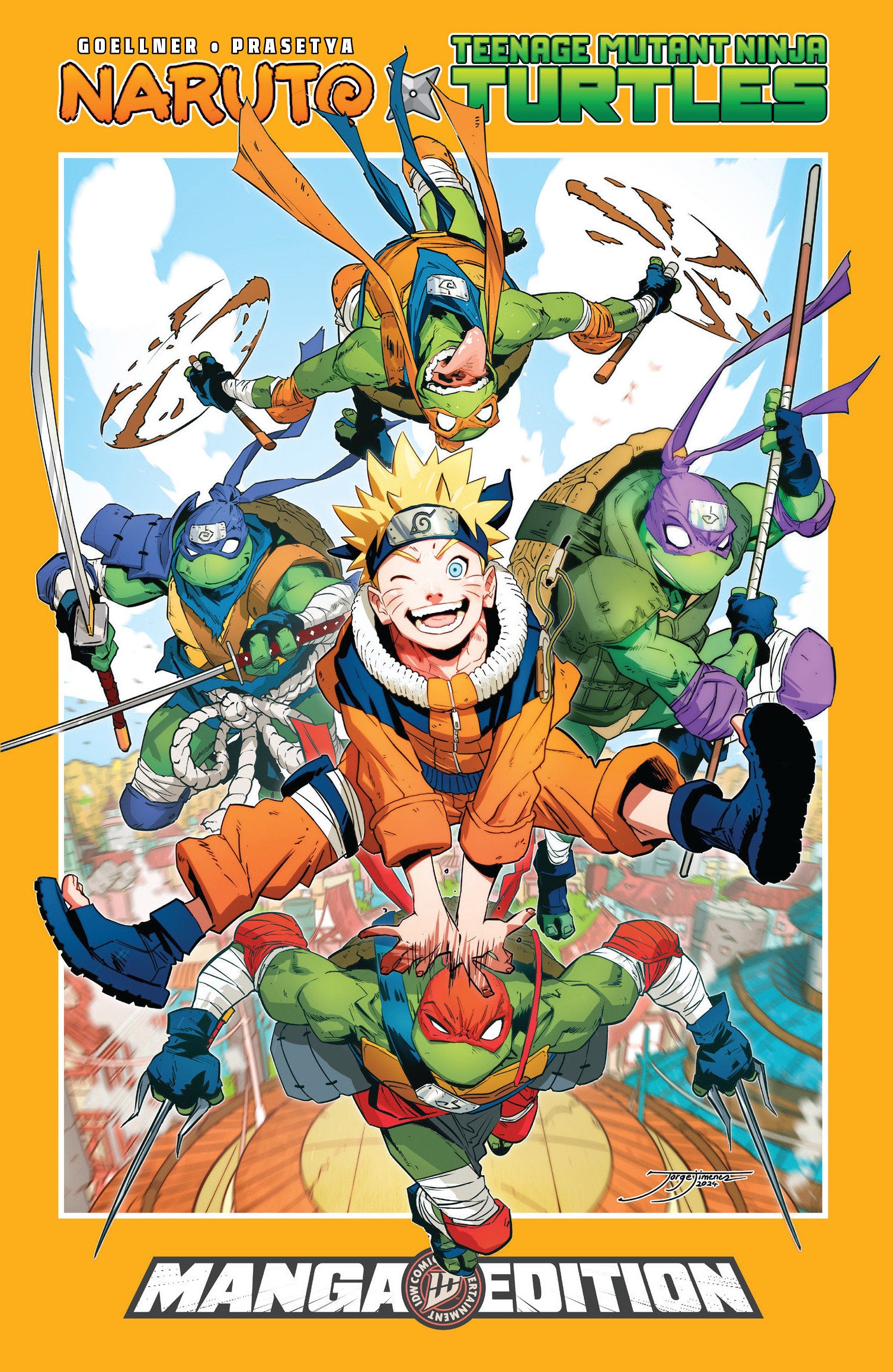 Naruto X Teenage Mutant Ninja Turtles-Manga Style Edition *PRE-ORDER*