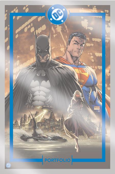 DC Portfolio Of Michael Turner Superman & Batman 9 Print Set *PRE-ORDER*