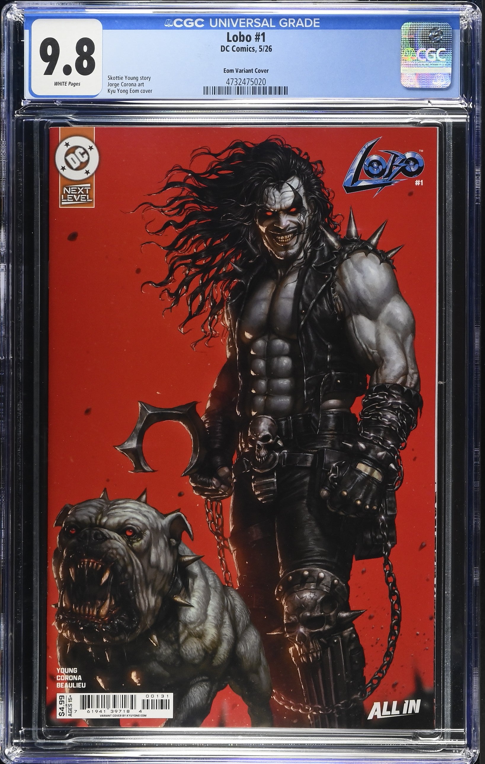 Lobo #1 Cover C KyuYong Eom Variant CGC 9.8