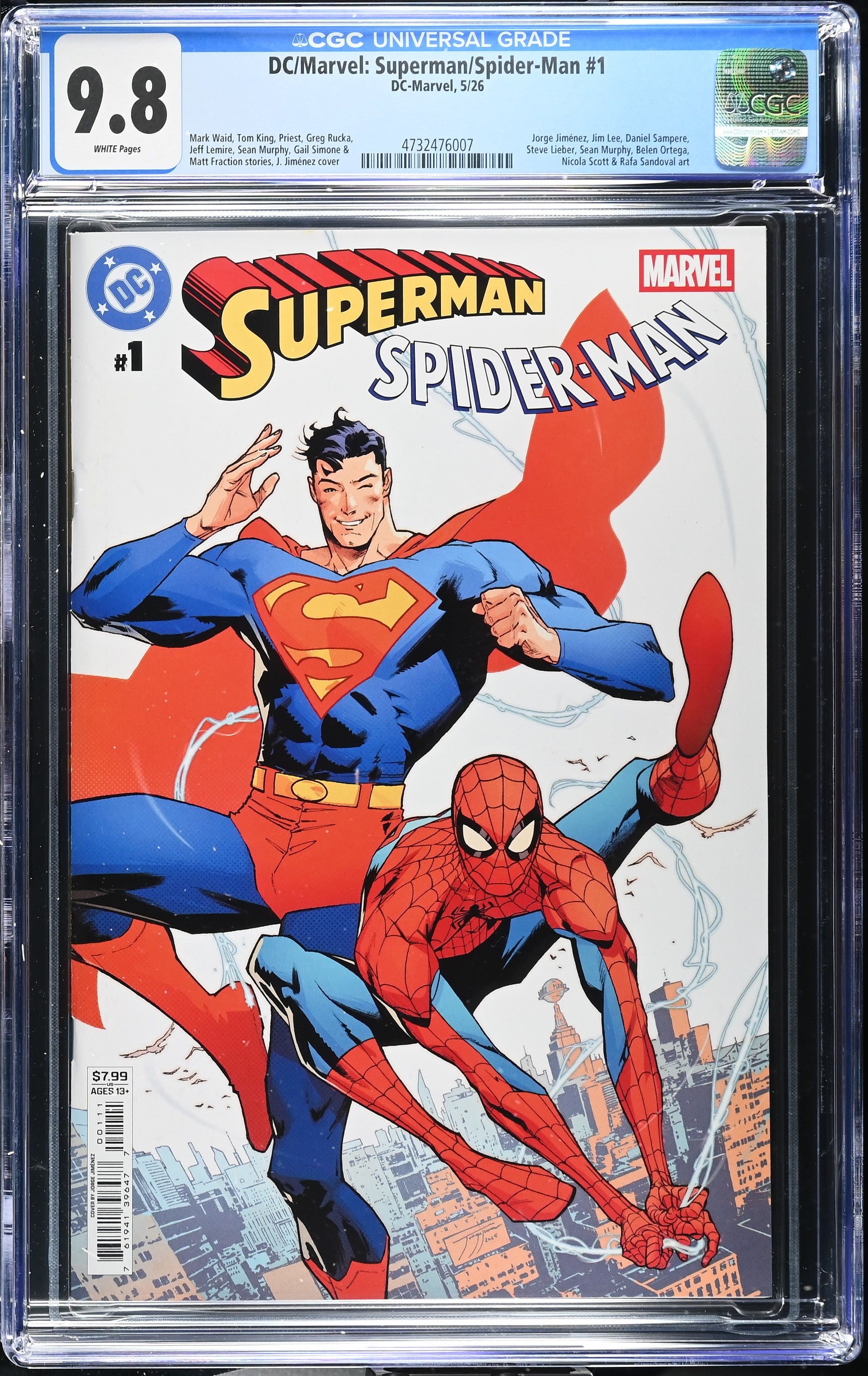 DC / Marvel: Superman / Spider-Man #1 CGC 9.8