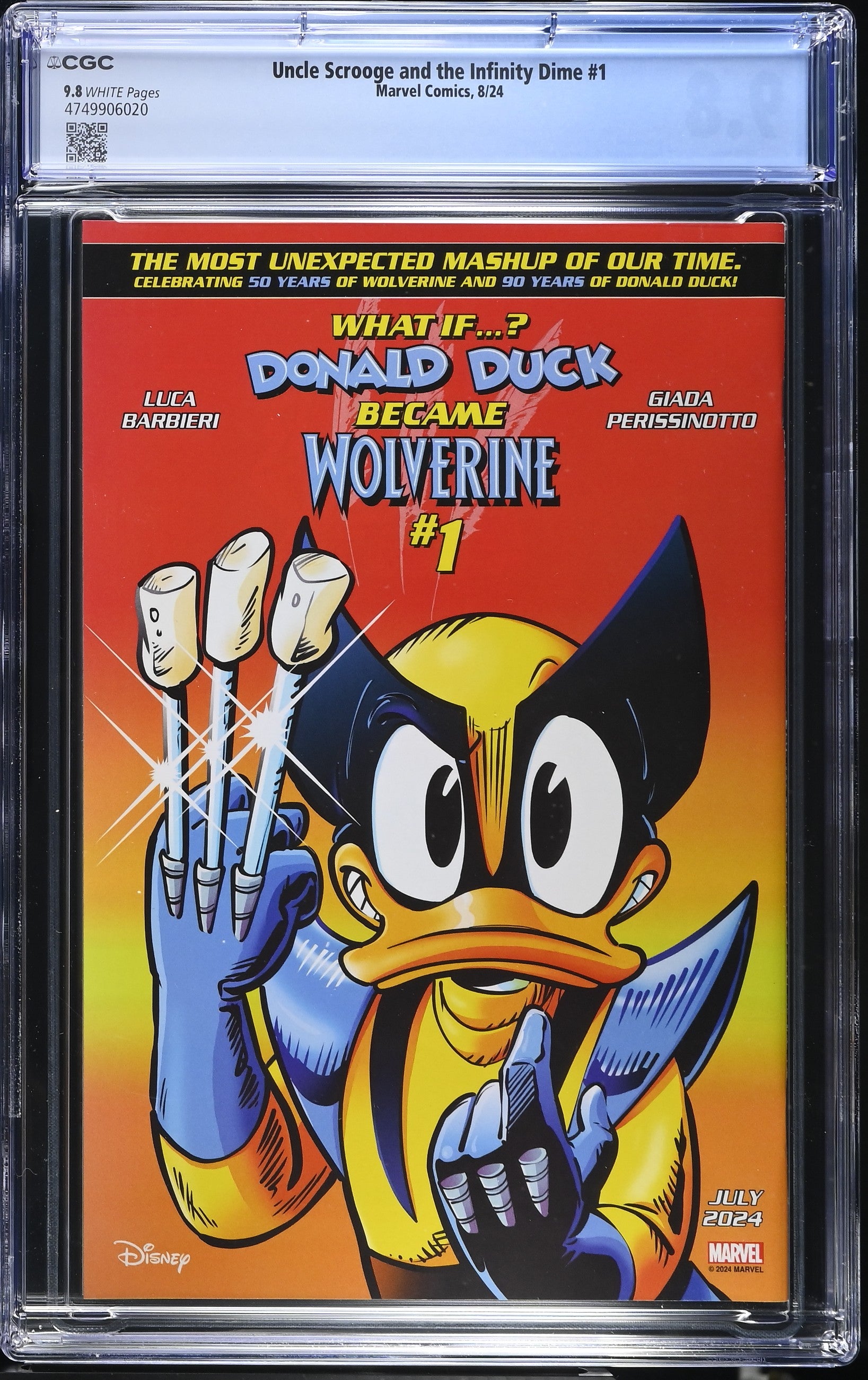 Uncle Scrooge and the Infinity Dime #1 CGC 9.8