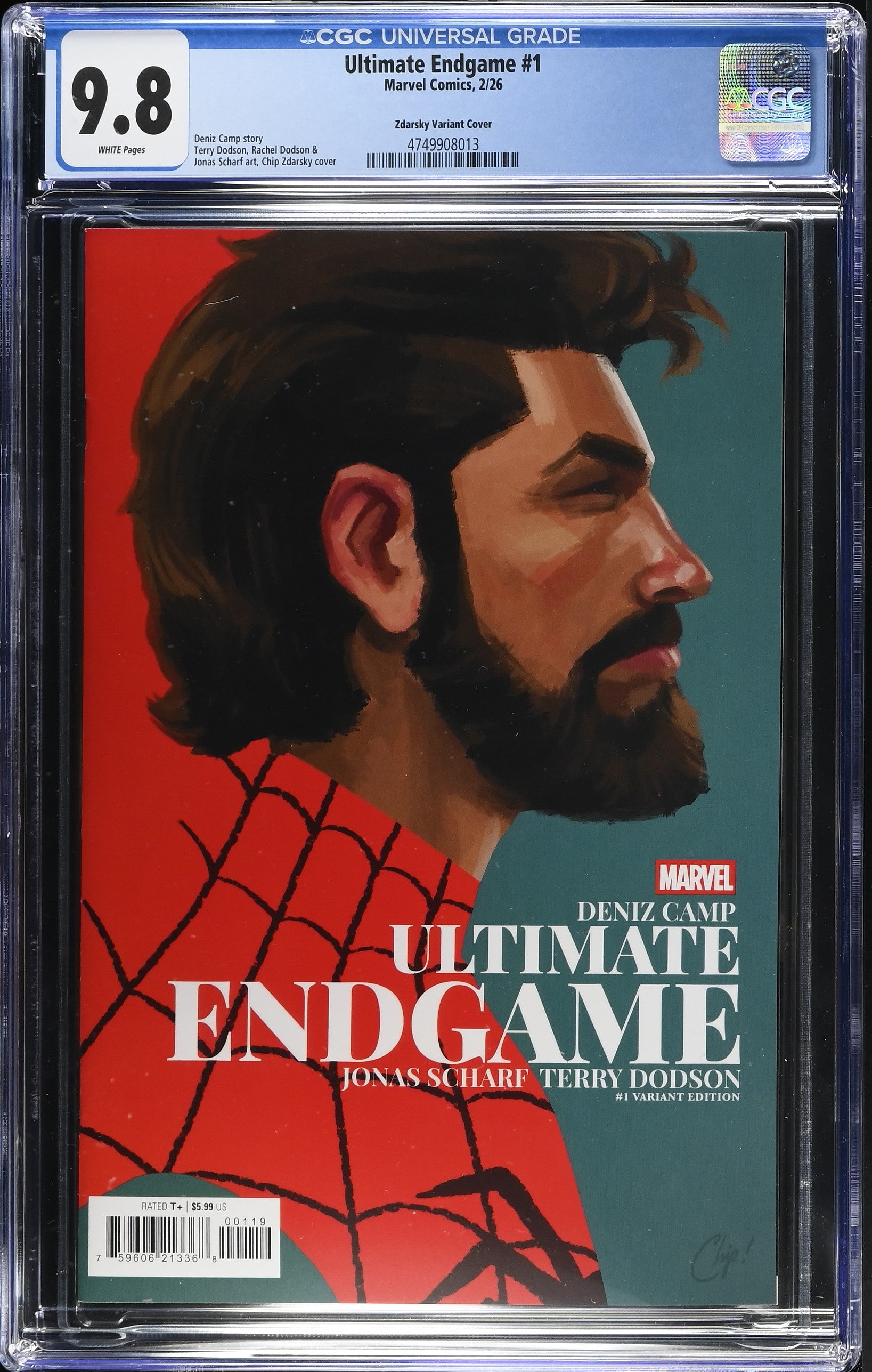 Ultimate Endgame #1 1:1000 Chip Zdarsky Variant CGC 9.8