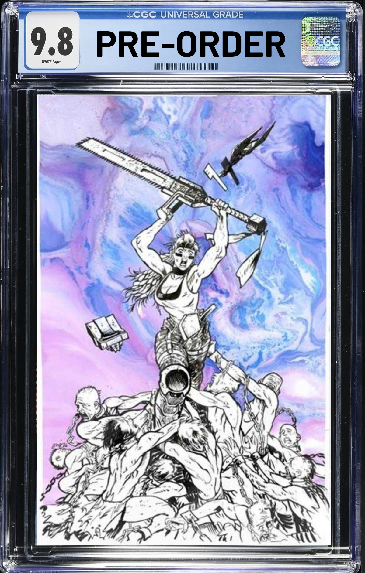 Chainkata #1 Cover H 1 in 100 Daniel Warren Johnson Raw Art Variant CGC 9.8 *PRE-ORDER*